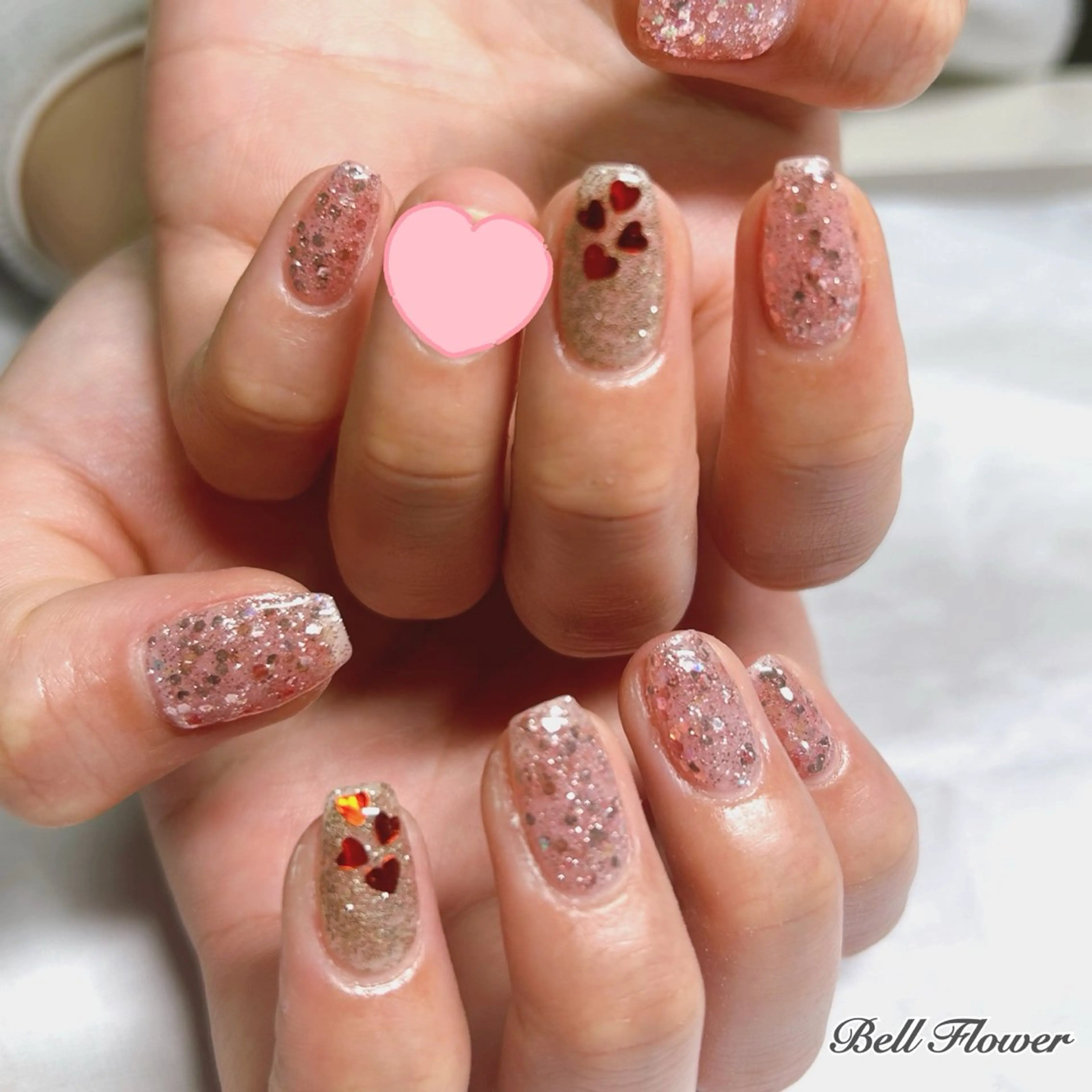 ネイル ハンドネイル Bell Flowerのネイルデザイン