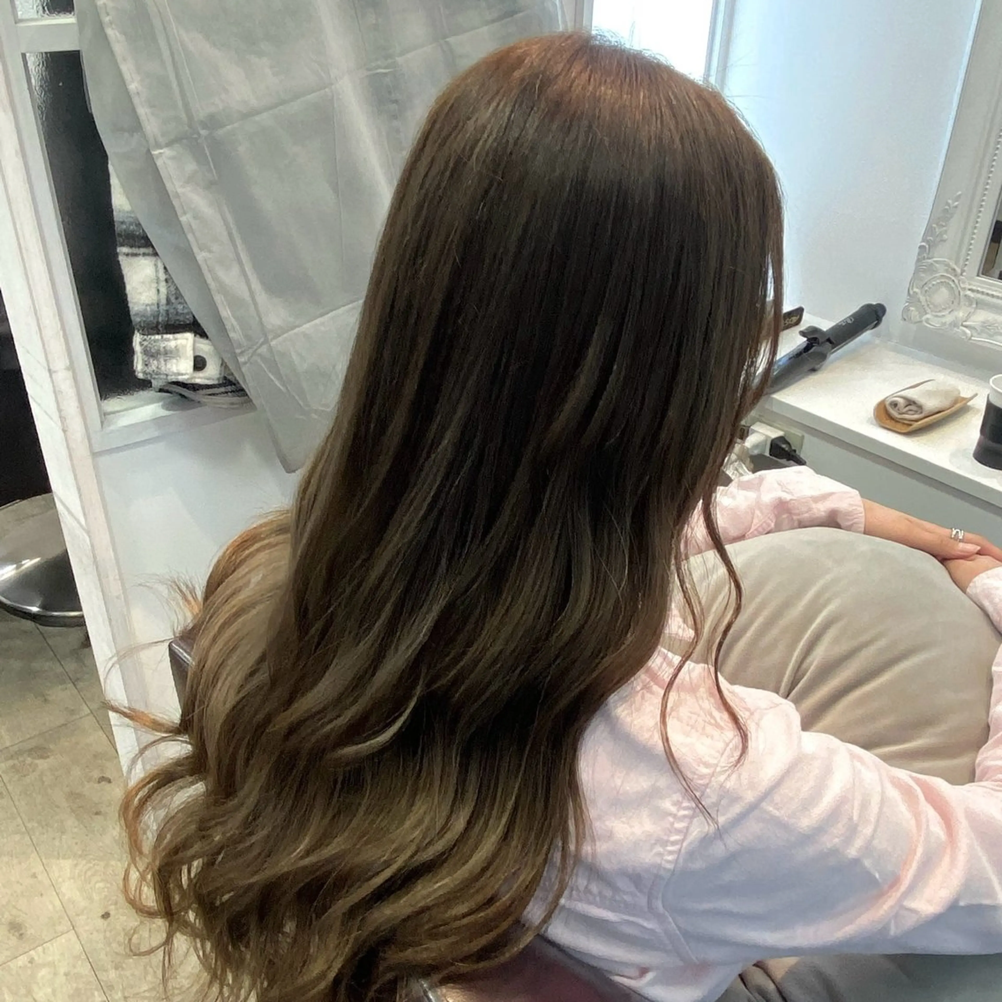 ロング カラー ベージュカラー 透明感カラー ラベンダーカラー ヘアカラー 𝑆𝐴𝑂𝑅𝐼 /大森🪞🎀のヘアスタイル