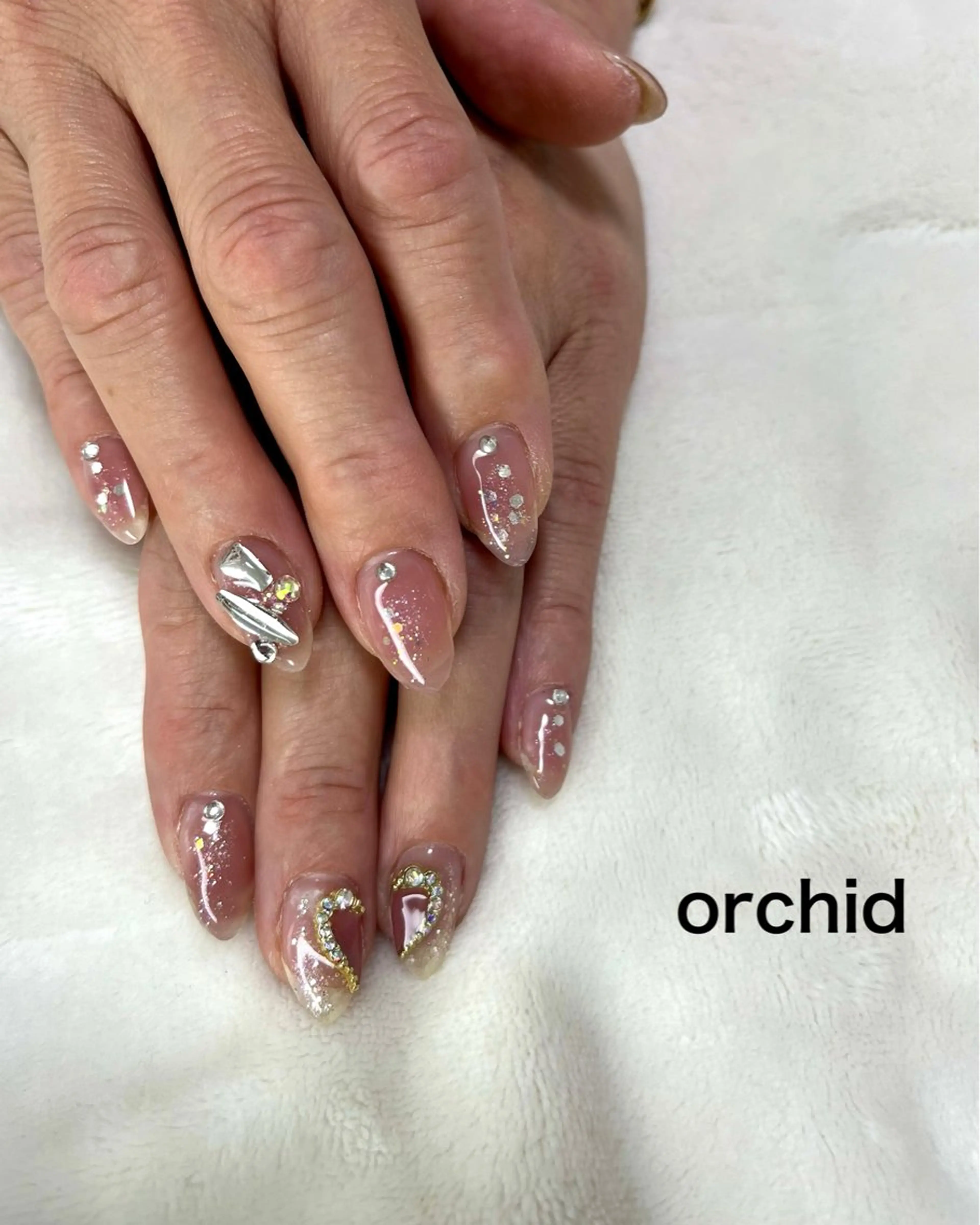 ネイル orchid ♡オーキッドのネイルデザイン