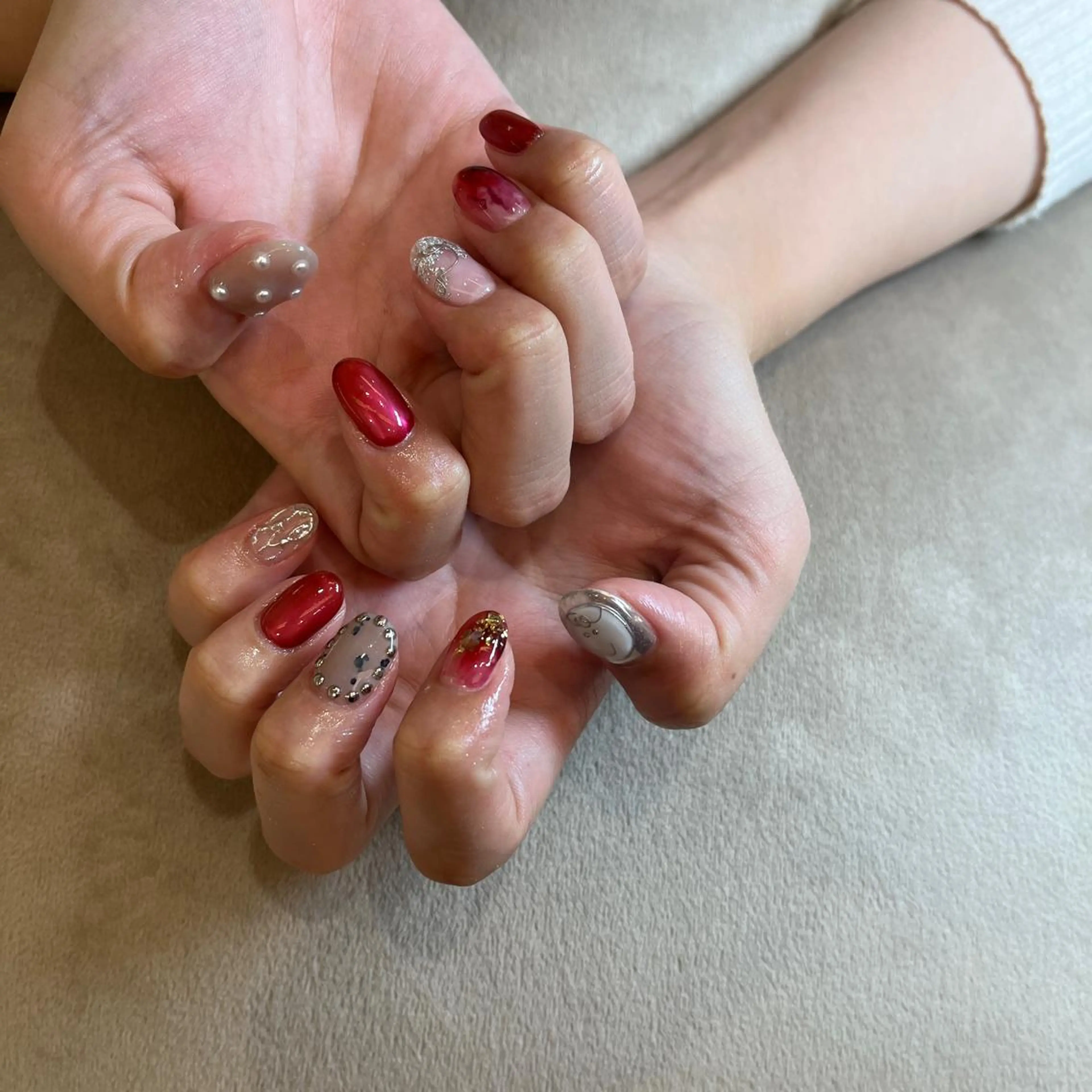 ネイル 持ち込み フリーランス¨̮⃝ ネイリストOKADAのネイルデザイン