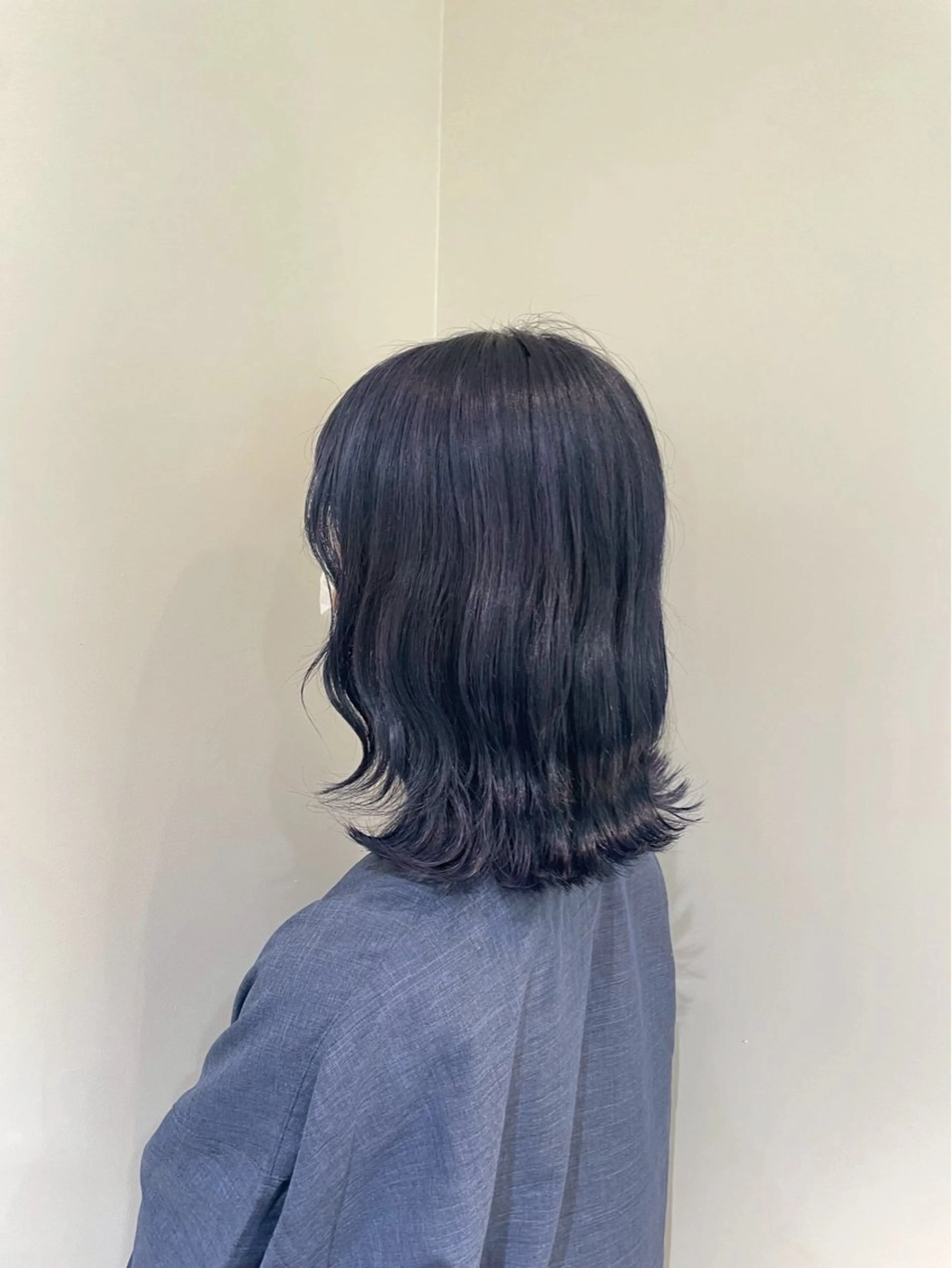 ミディアム アオイ/透明感カラー レイヤー🌙のヘアスタイル