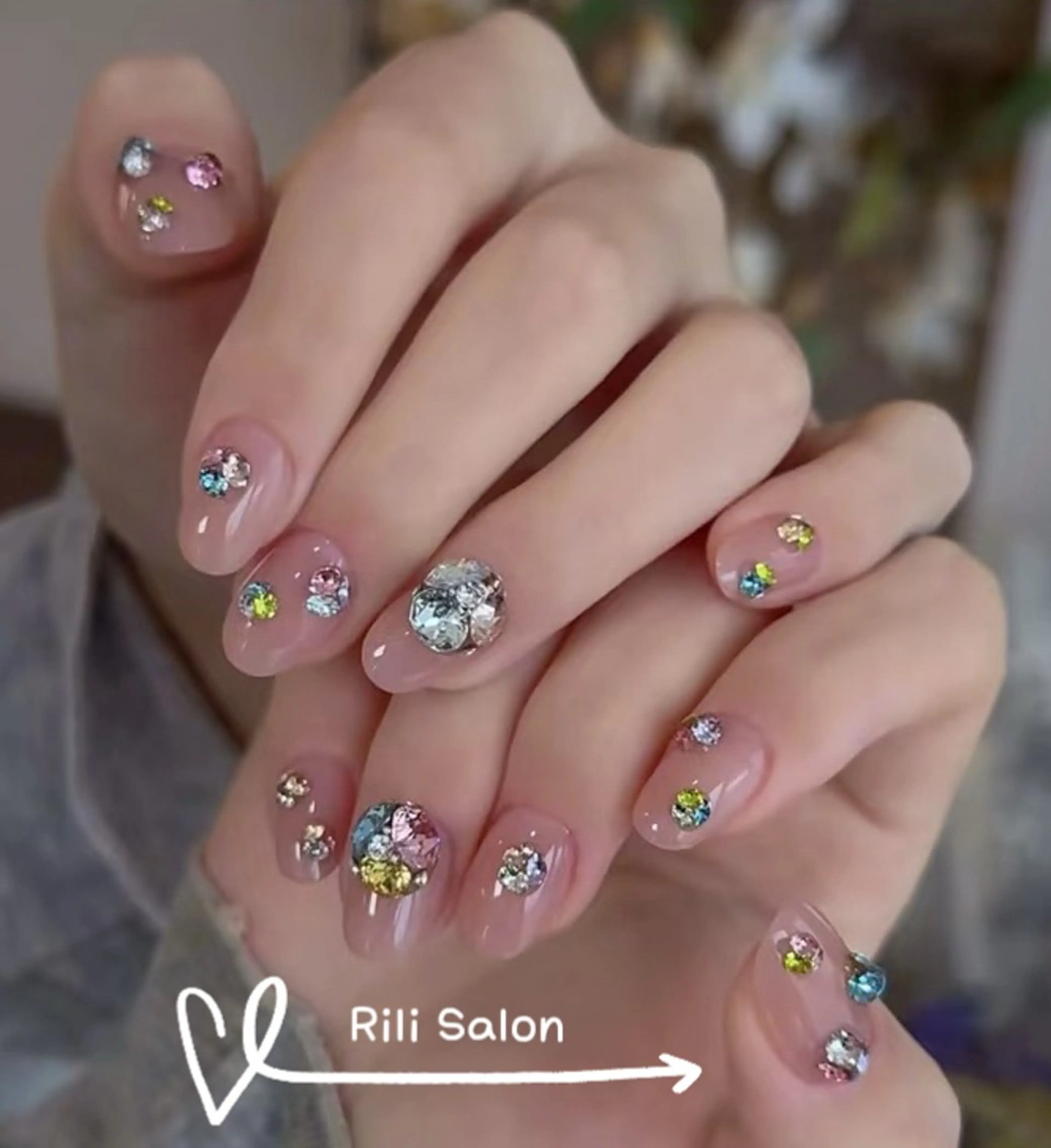 ネイル ハンドネイル Rili nail eyelash所属・Rili🎀 Nailのネイルデザイン