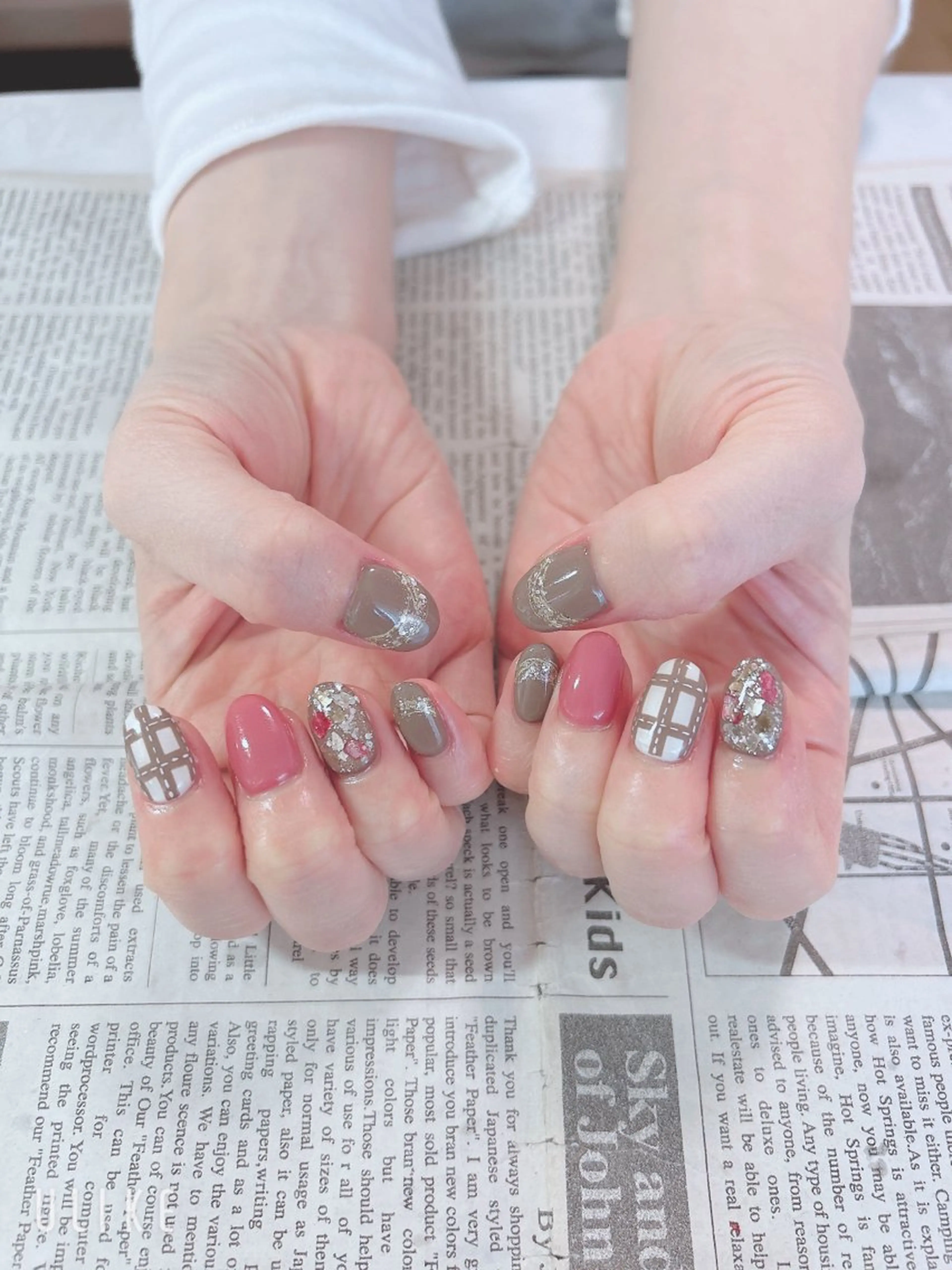 ネイル ハンドネイル ハンドケア 森山 舞のネイルデザイン