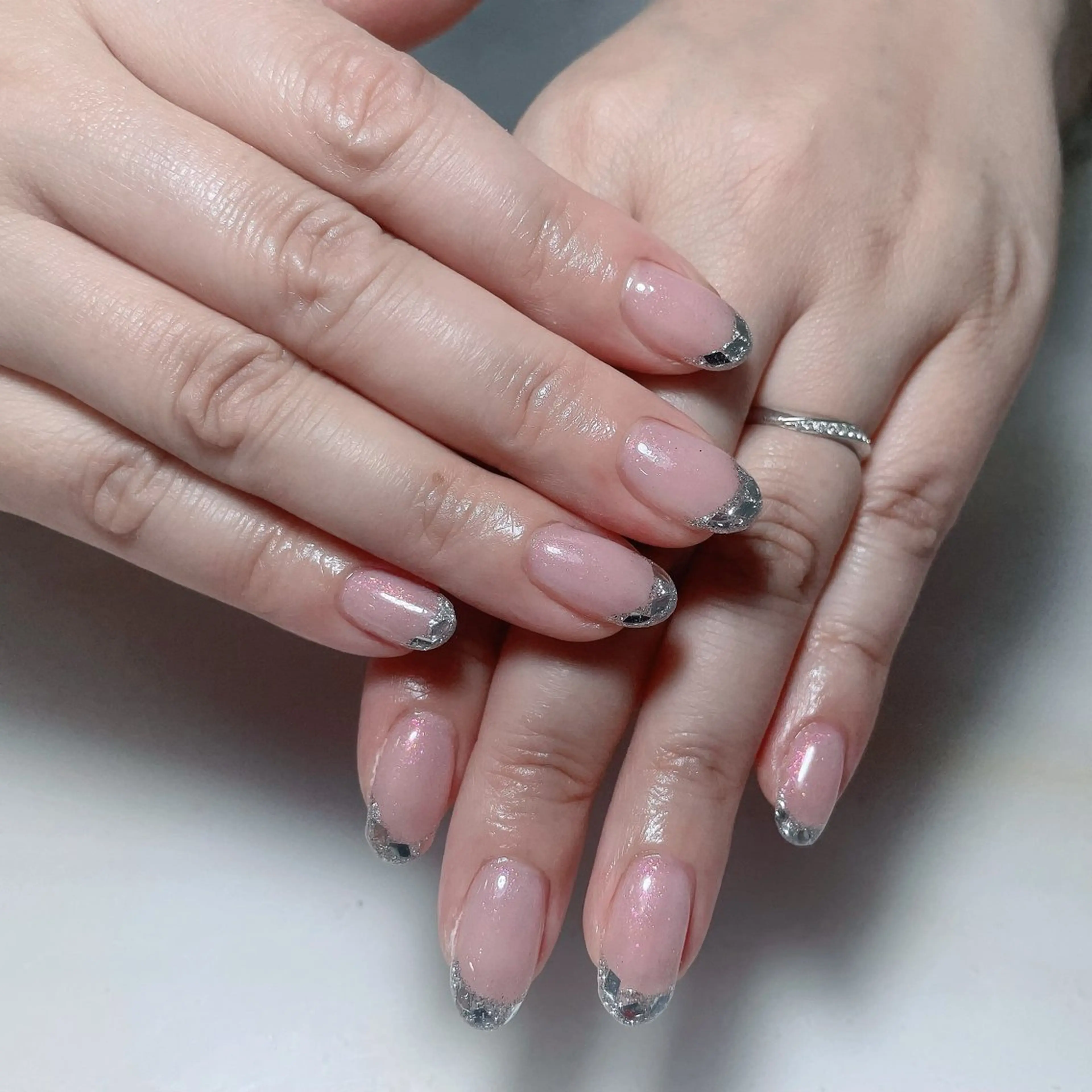 ネイル アートネイル フレンチネイル ジェルネイル グラデーション 韓国ネイル 久保田 マリコのネイルデザイン