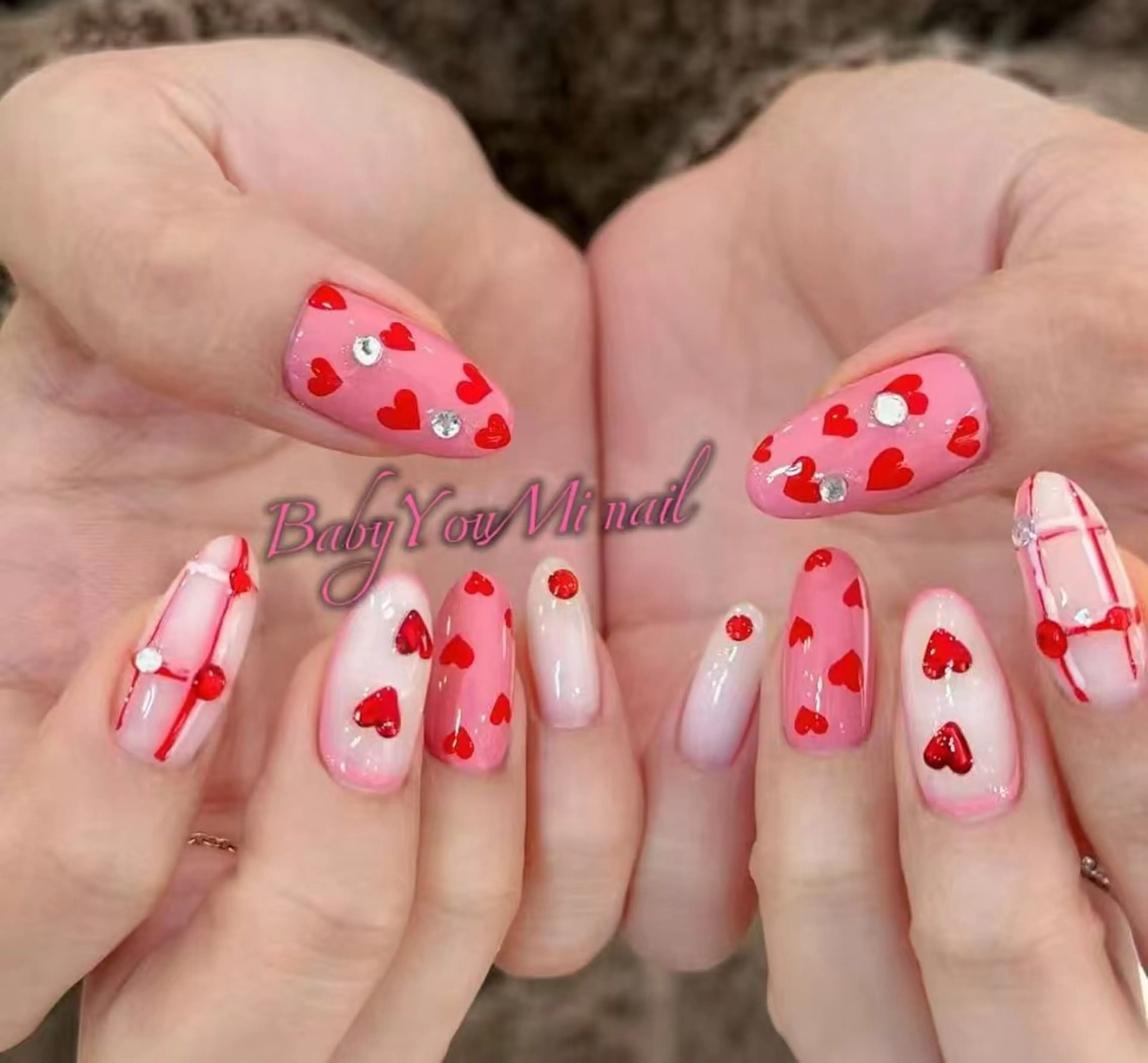 ネイル オーロラネイル 成人式 フットネイル フレンチネイル ジェルネイル ハンドネイル BabyYouMi nailのネイルデザイン