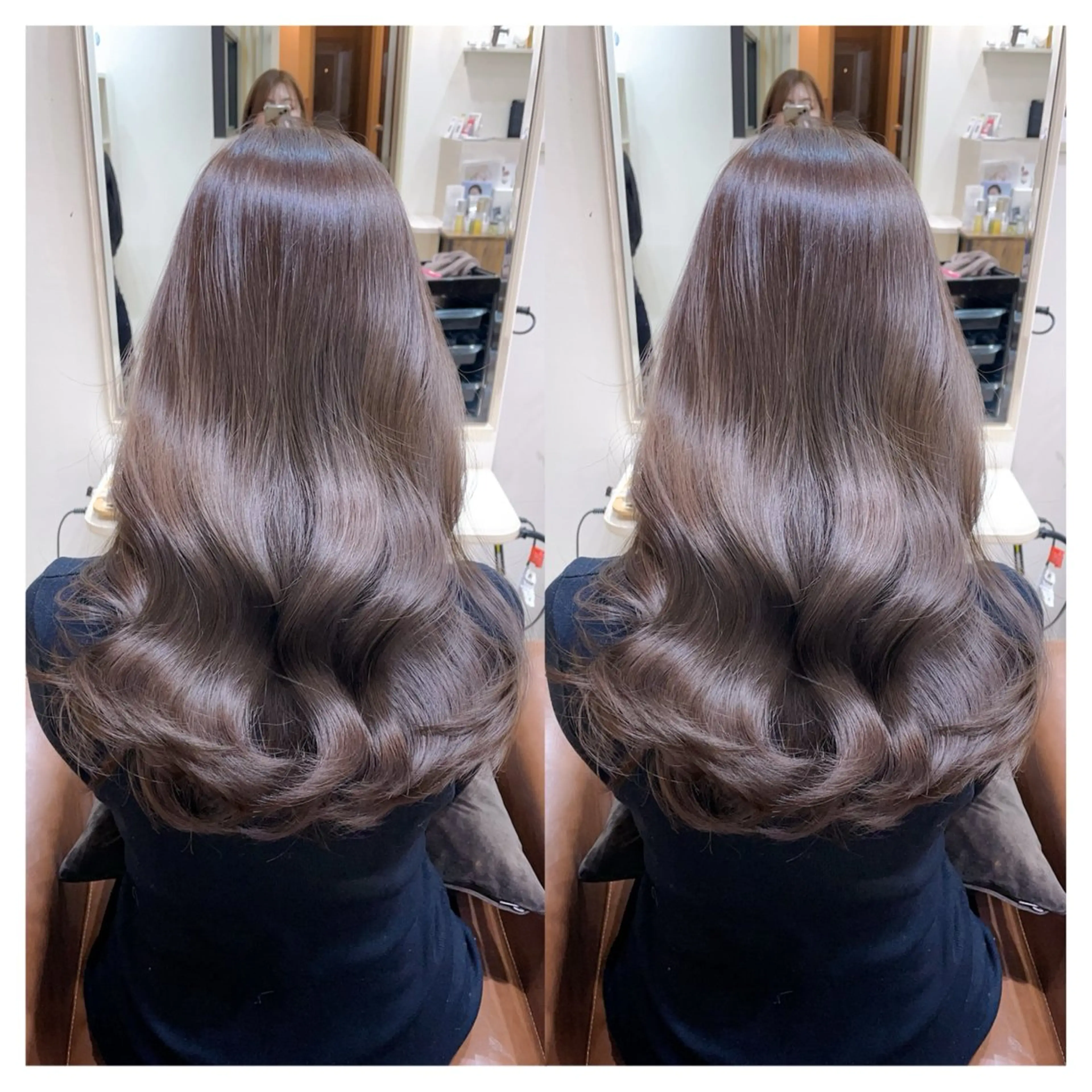 ロング カラー カット ヘアカラー トリートメント 村山 茉衣のヘアスタイル