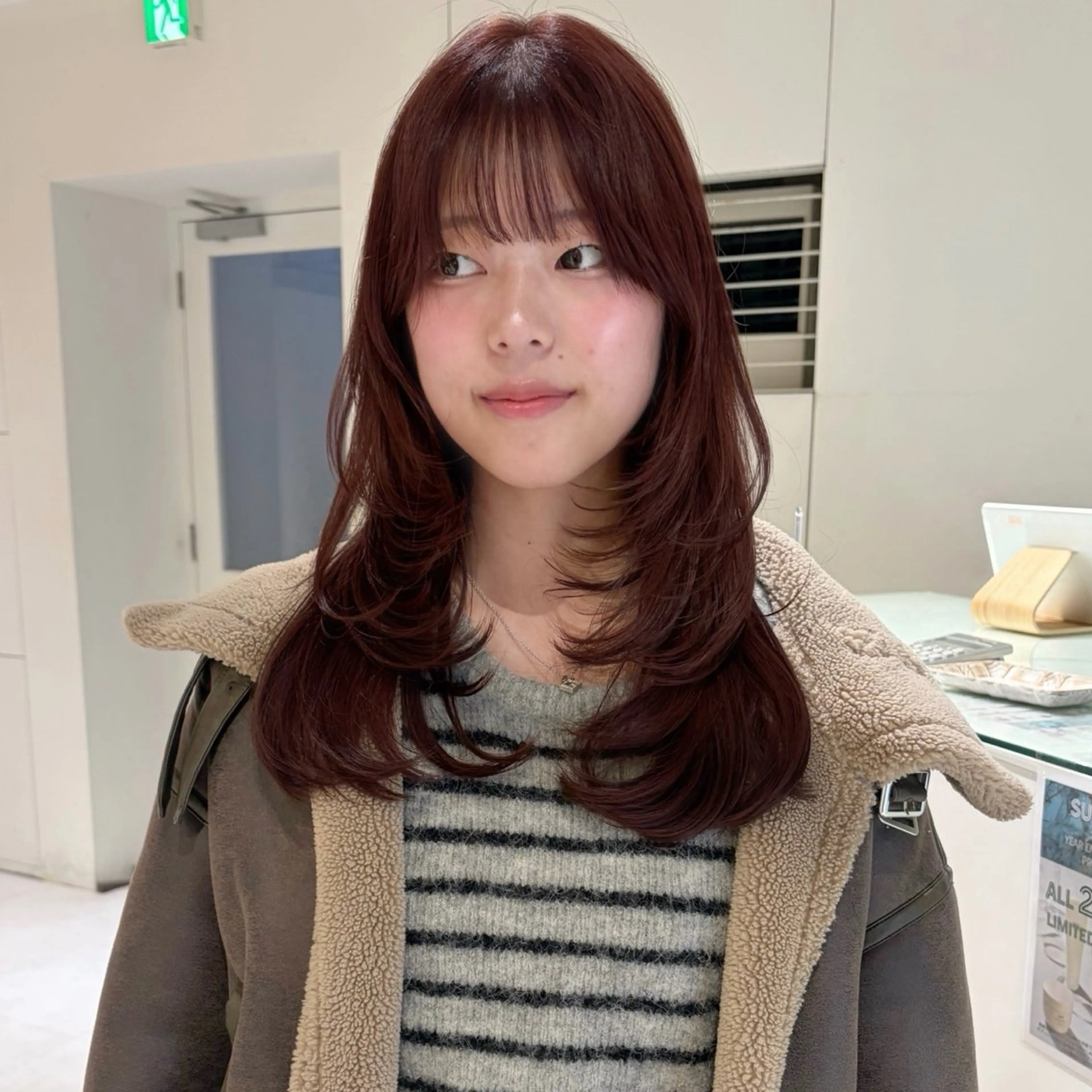 ロング カット ヘアカラー トリートメント haruko🎀⌇ レイヤーカットのヘアスタイル