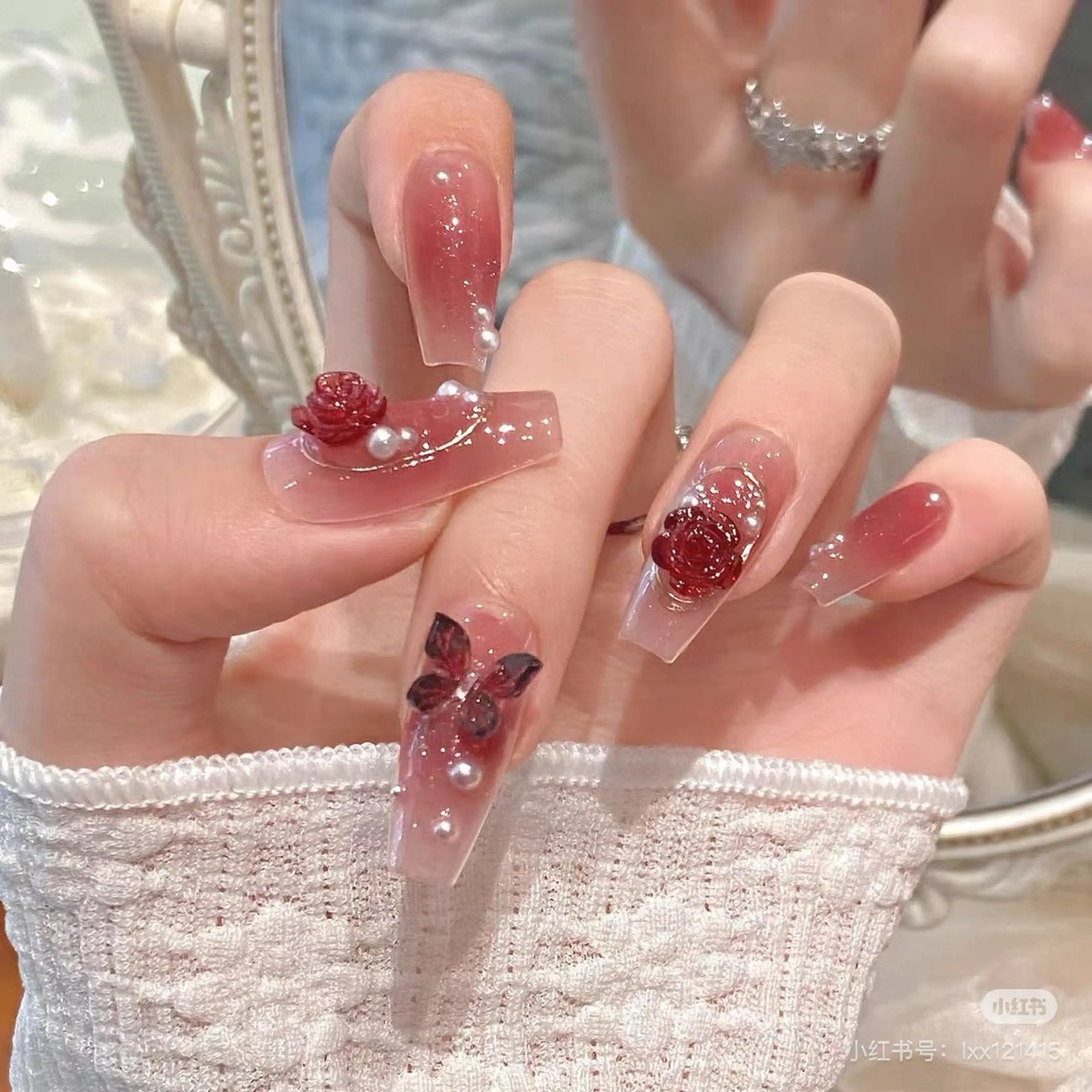 【長さだし】持ち込みデザイン（パーツ2個つき）￥13500→¥7500の写真