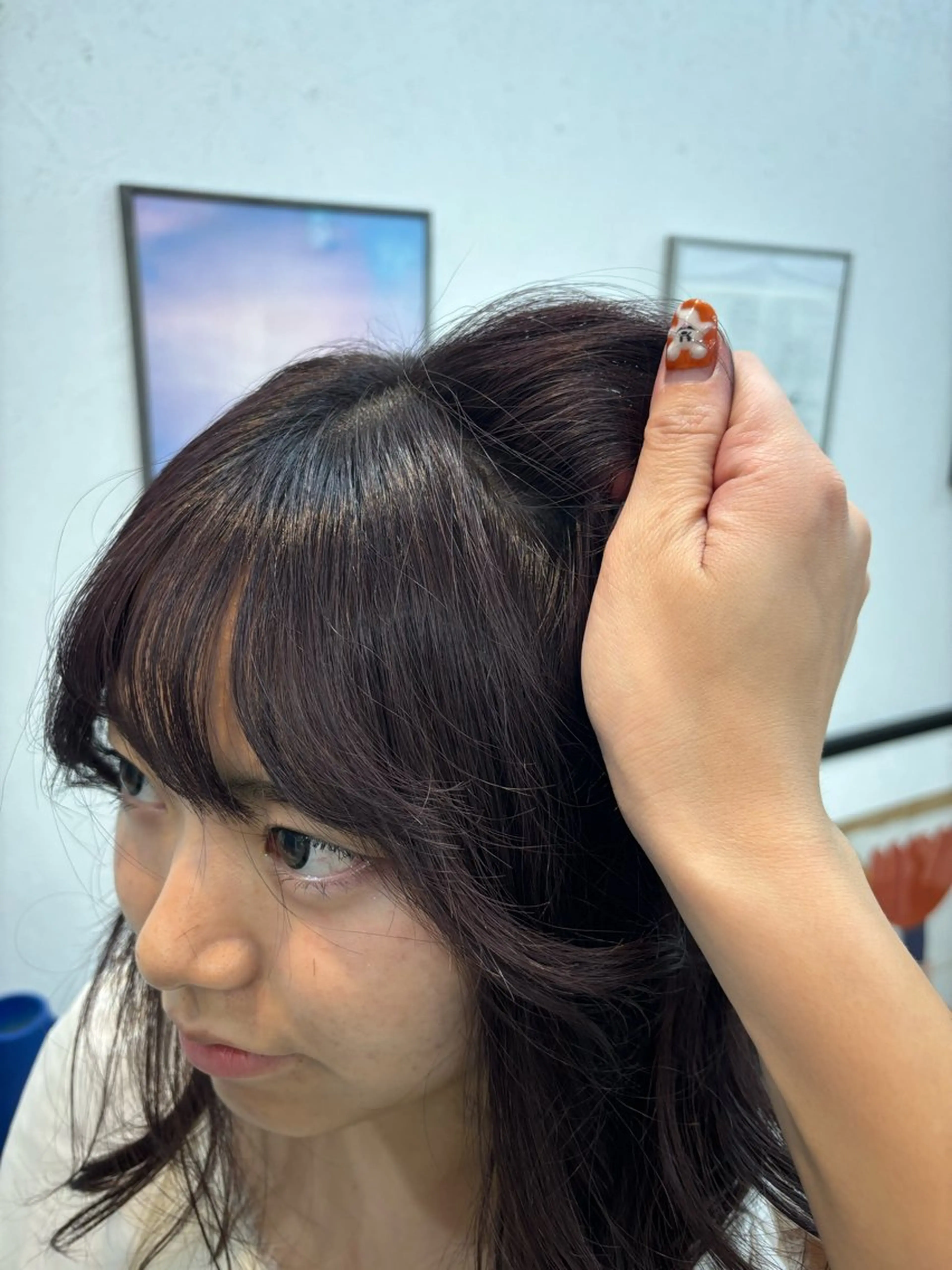 ミディアム ヘアカラー ☀️青空SORA /メンズカット☁️のヘアスタイル