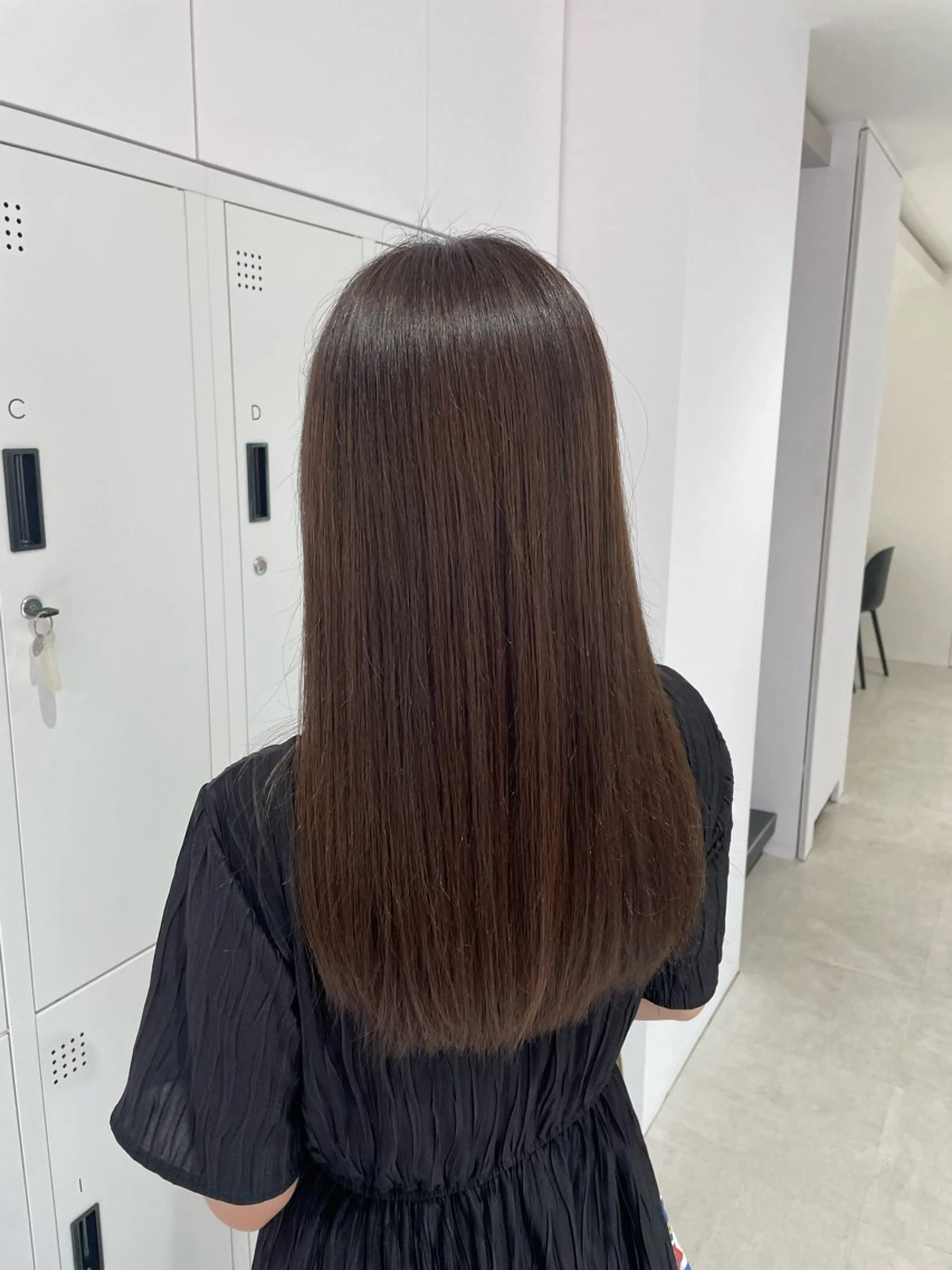 ロング カラー ヘアカラー トリートメント ヘアセット グレージュ/ベージュ /経堂/sana🌱のヘアスタイル