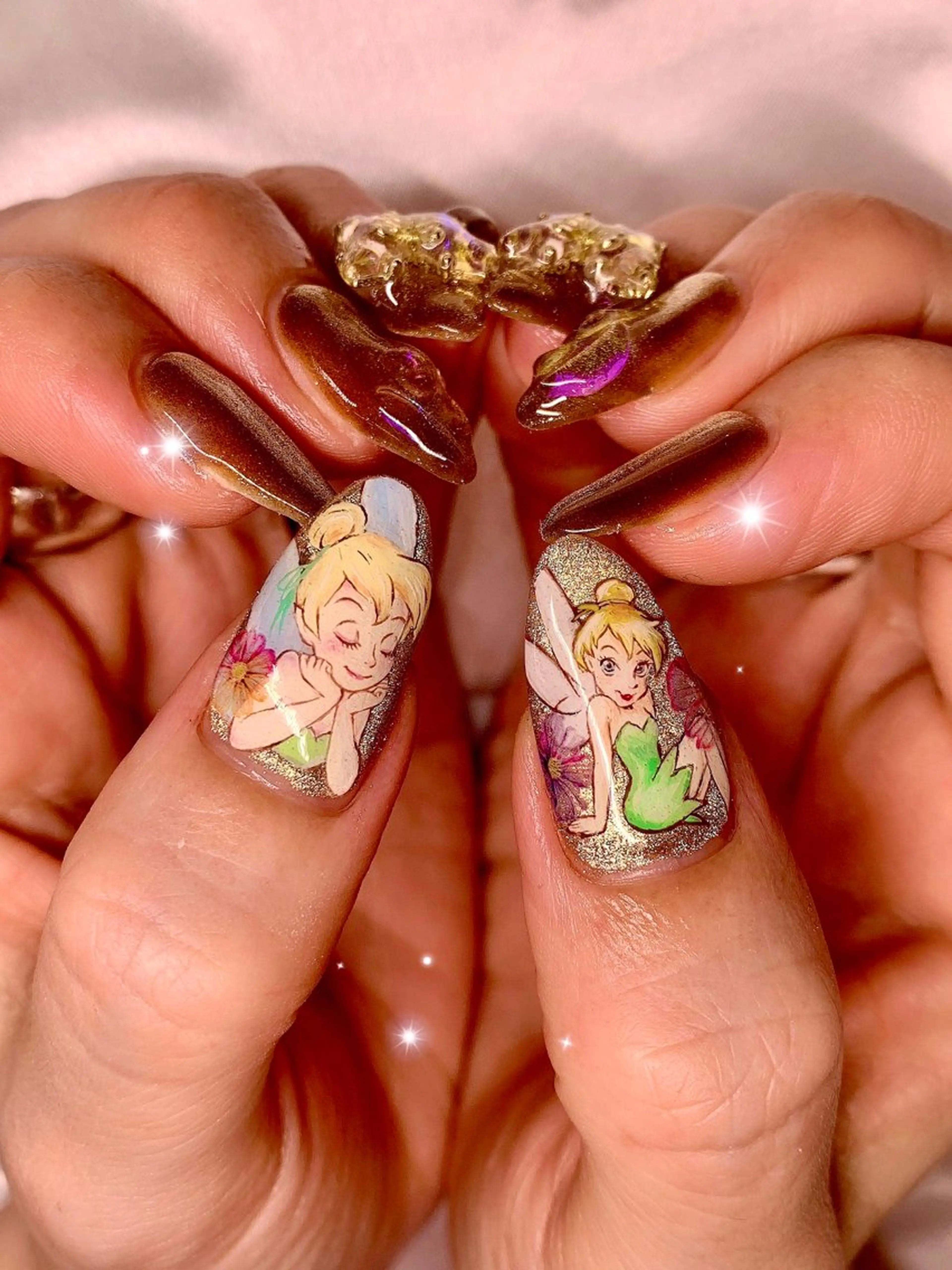 ネイル アートネイル キラキラネイル 韓国ネイル 持ち込み ぷっくりネイル シェアサロンLei.g(レイジー)所属・3Dアートネイル💗 都築レナのネイルデザイン