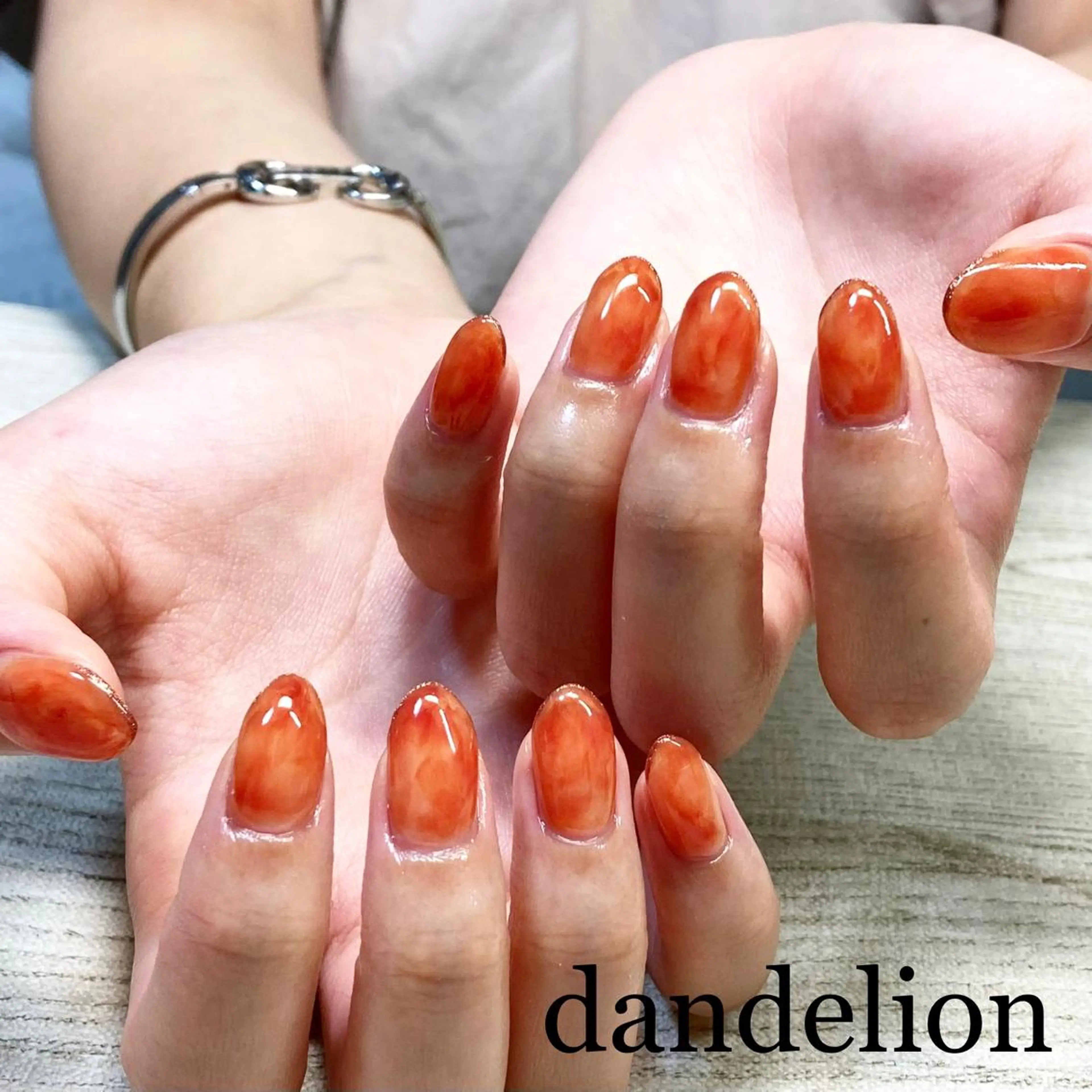 ネイル ハンドネイル ハンドケア dandelion ダンデライオンのネイルデザイン