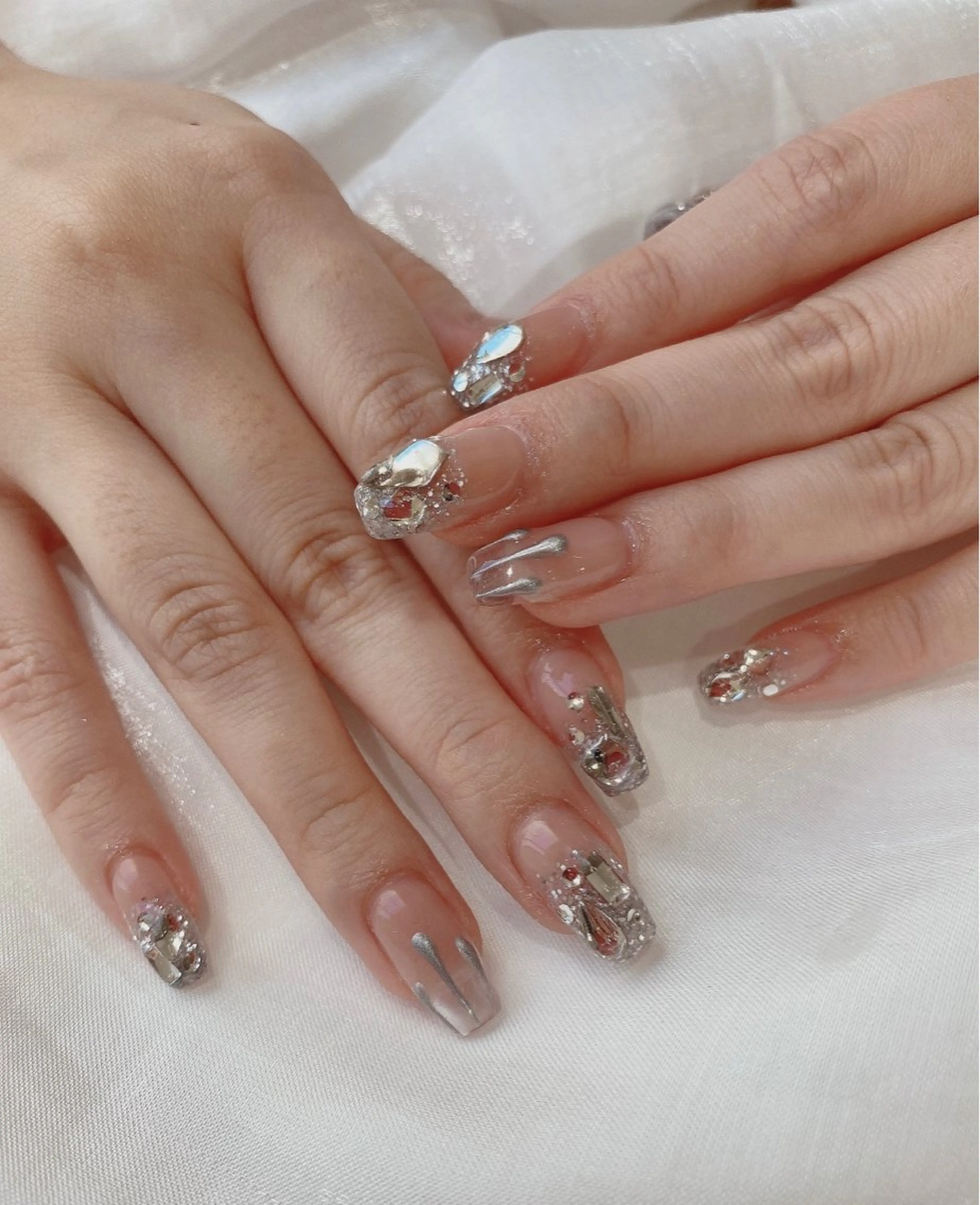 ミディアム ハンドネイル JNA認定講師🌸 RIEのネイルデザイン