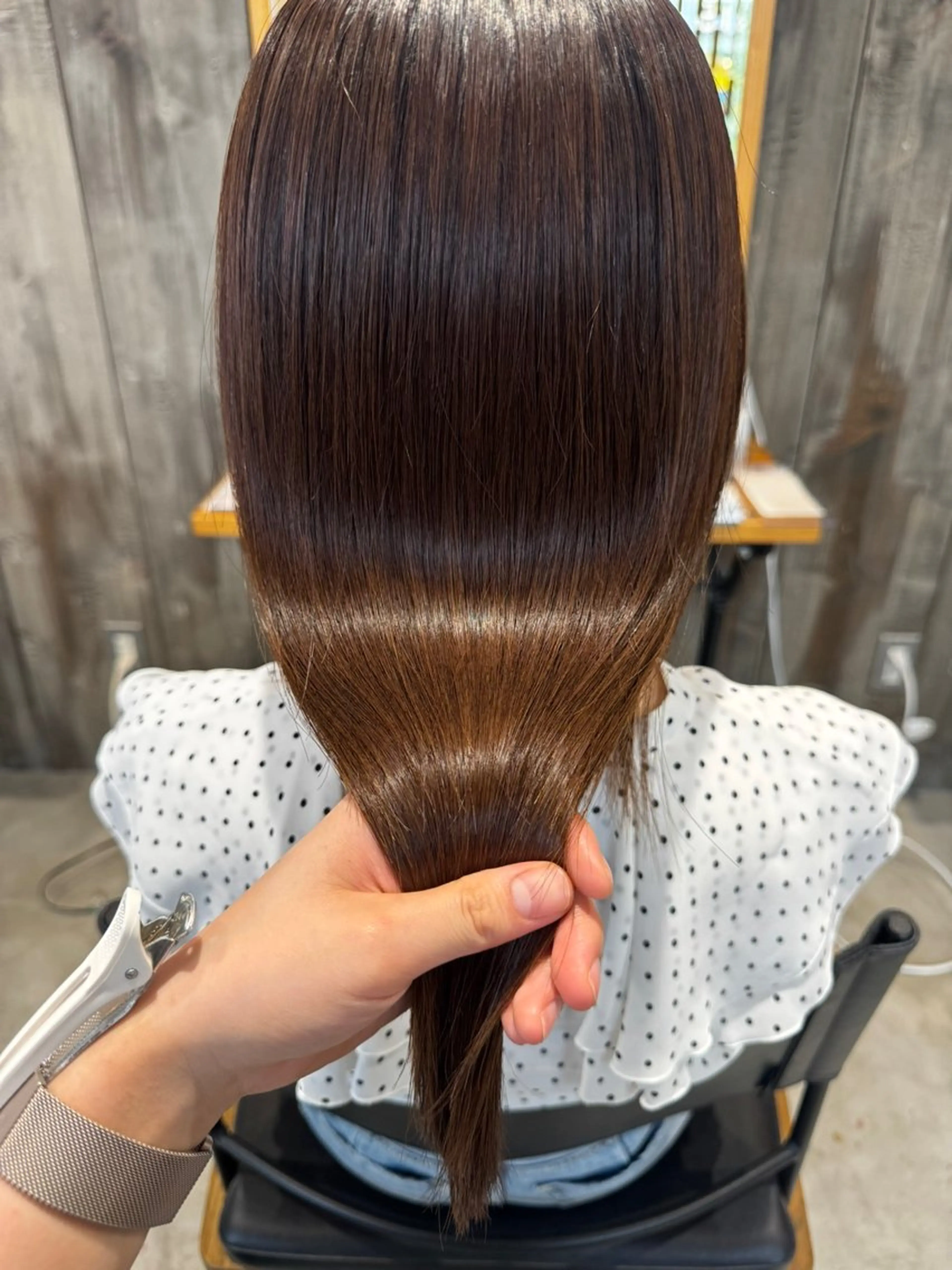 パーマ カット 縮毛矯正 トリートメント 山本 望華のヘアスタイル