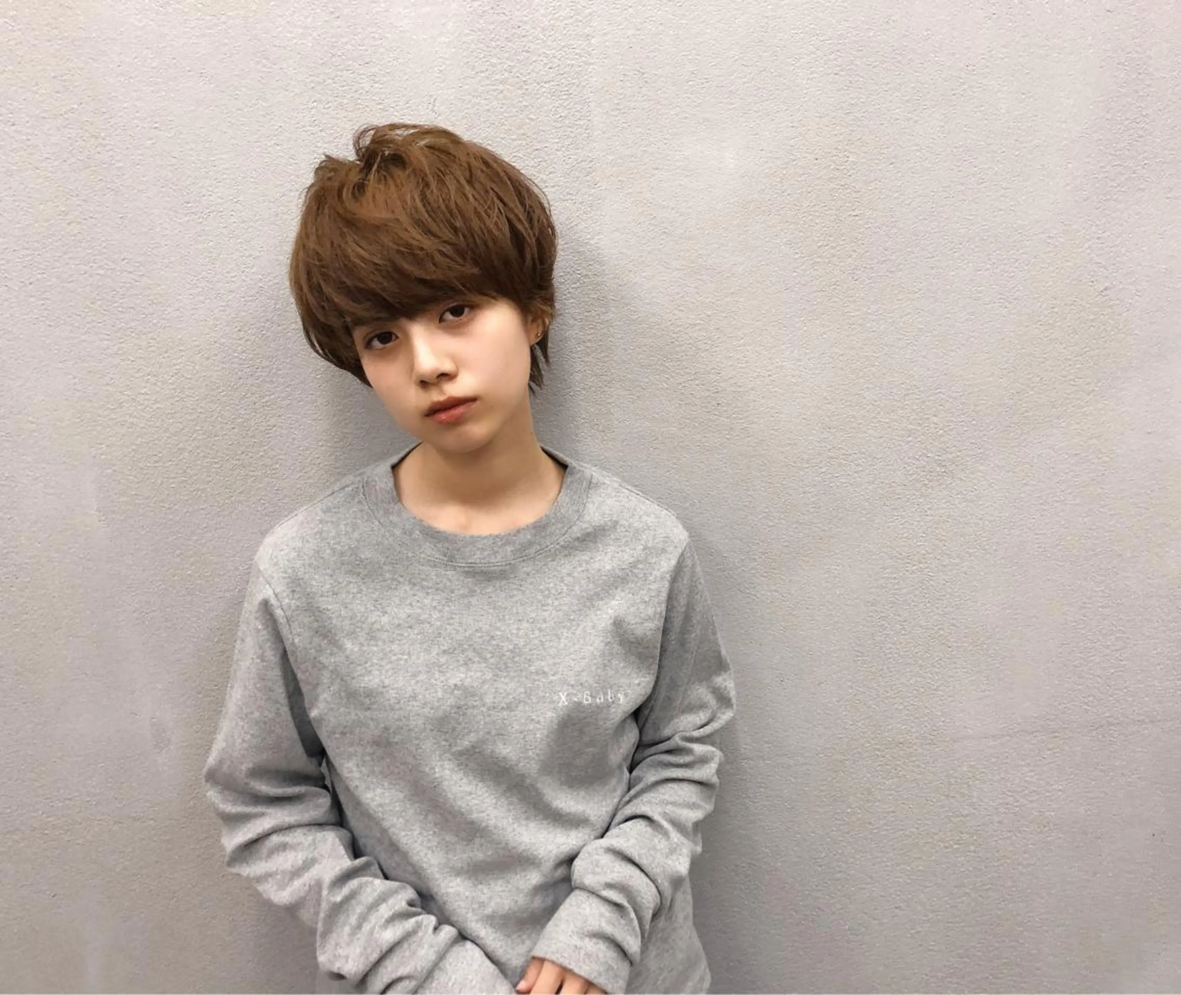 ショート カラー ショートヘア カット ヘアカラー ボブ/ショート/ 白髪染め/メンズ葛西のヘアスタイル