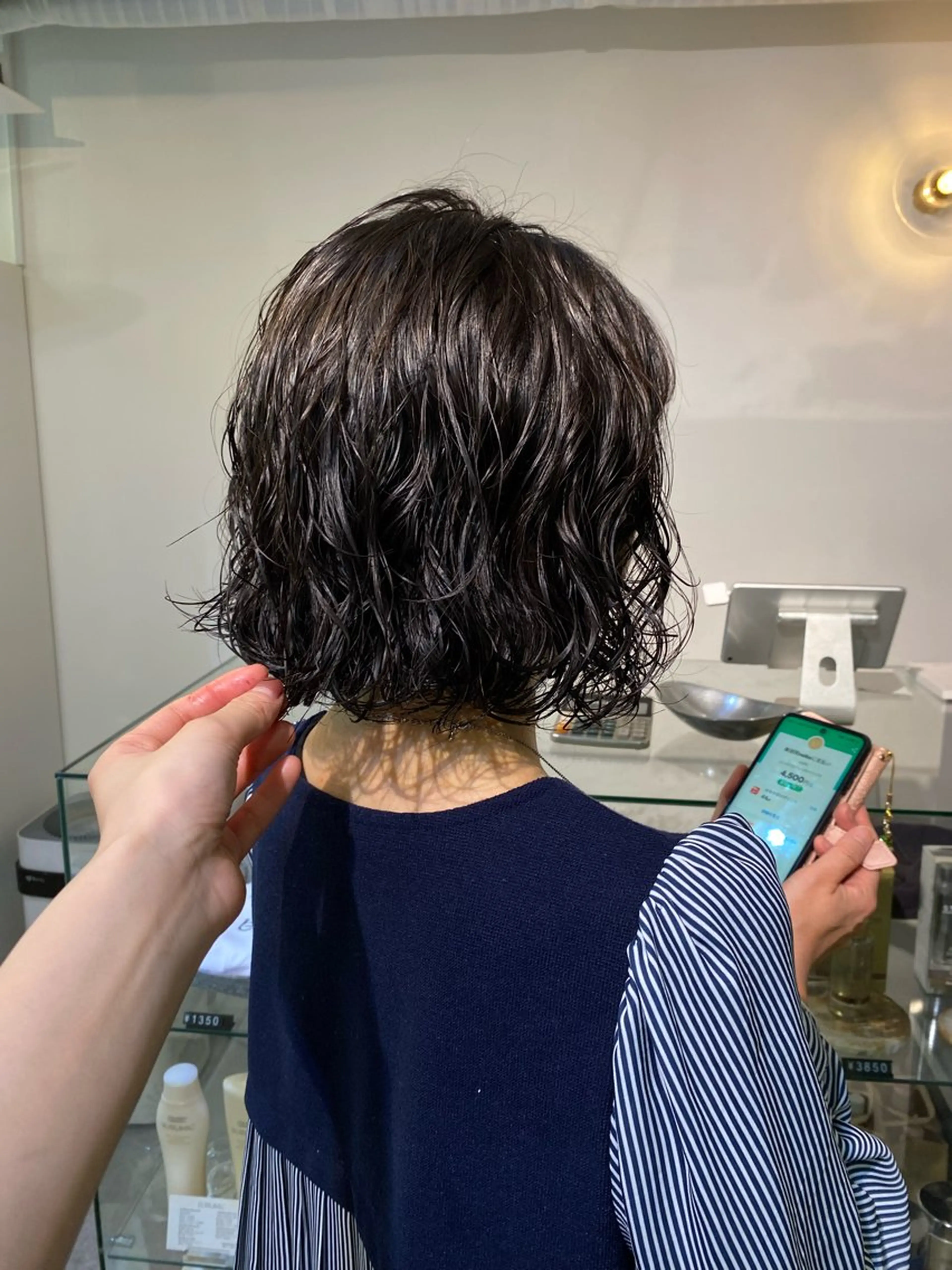 ミディアム パーマ カット パーマ iroha/ n.w.h🎀のヘアスタイル