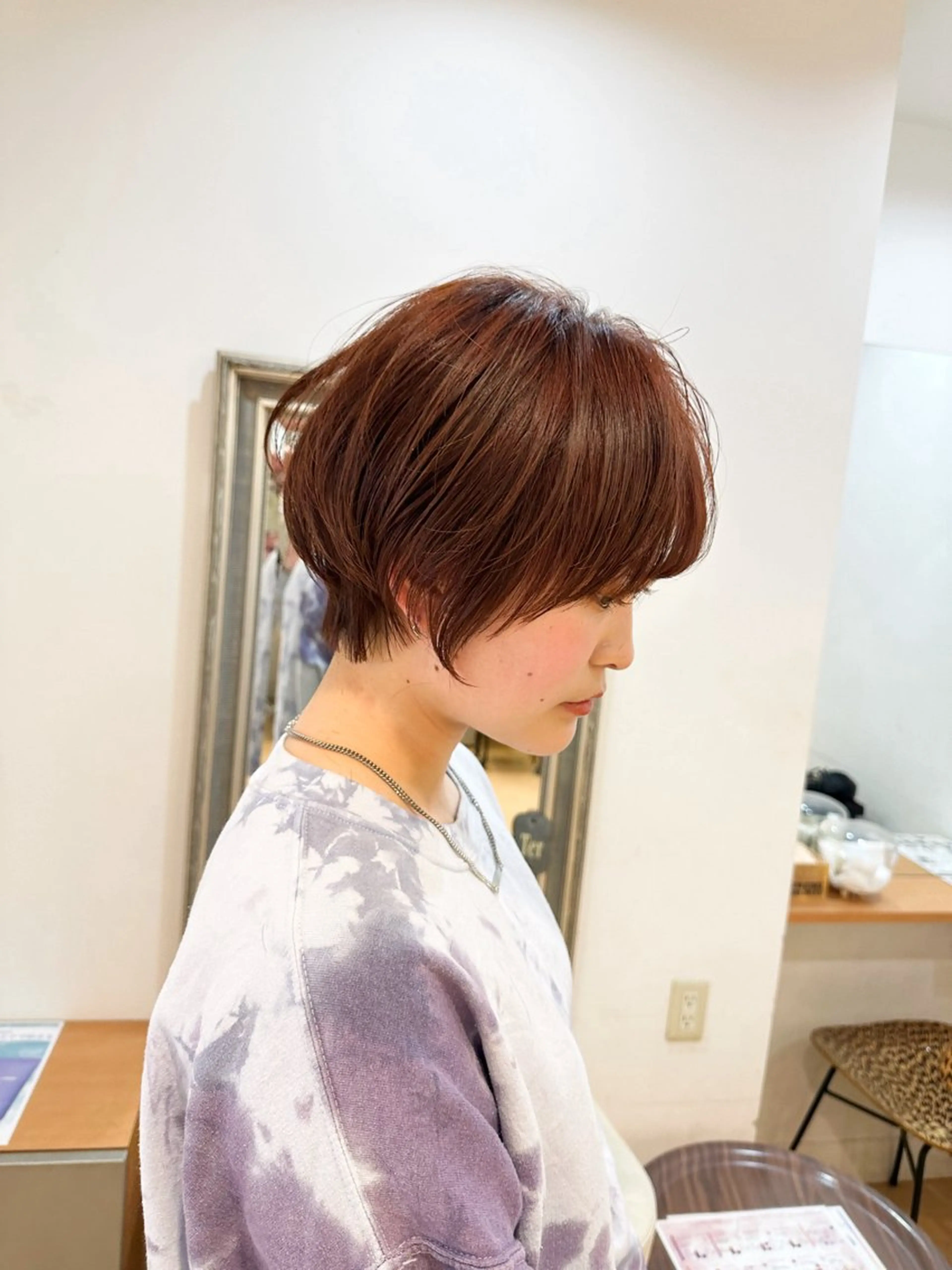 ショート くびれヘア ショートヘア 渡辺 良城のヘアスタイル