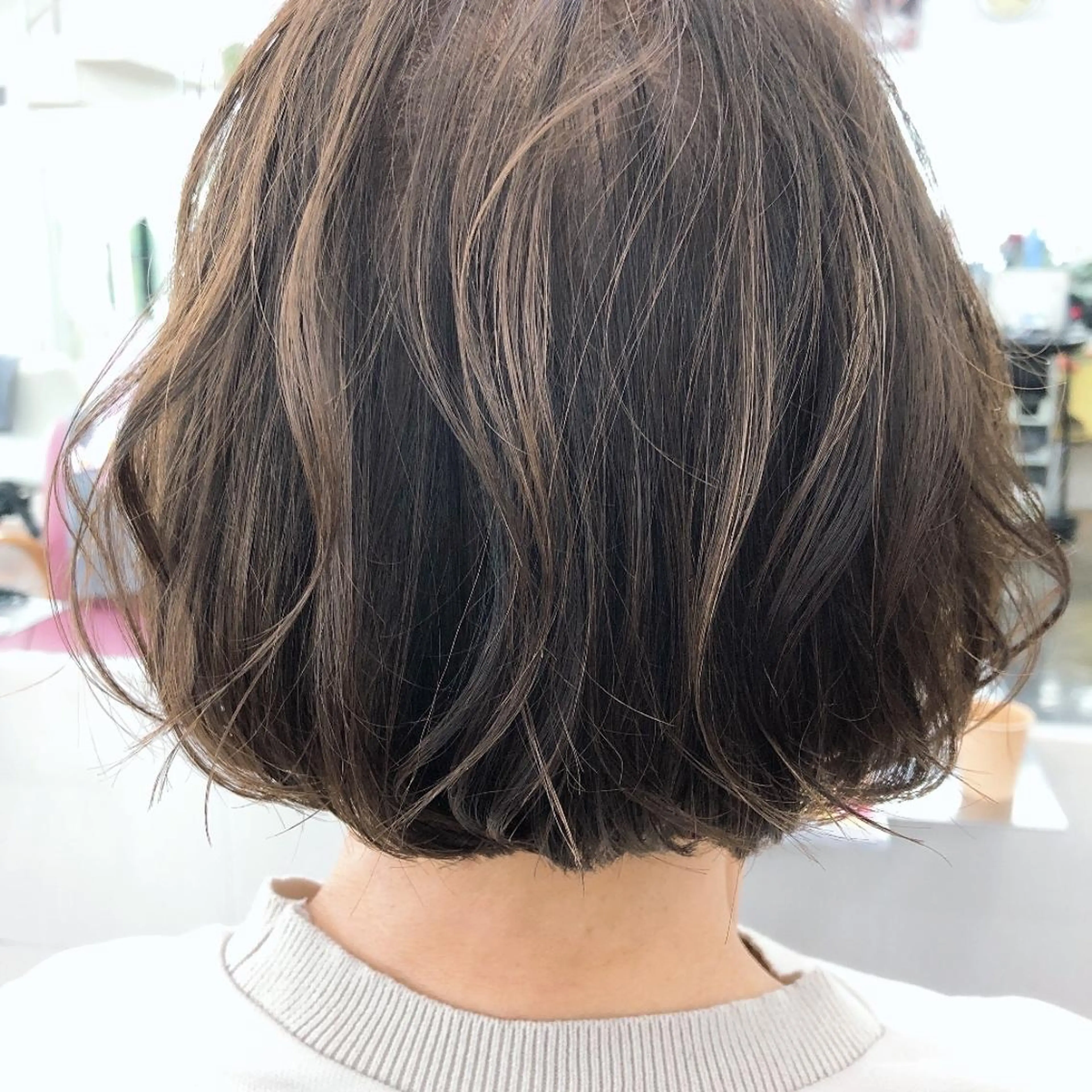 ミディアム 鶴田 風雅のヘアスタイル
