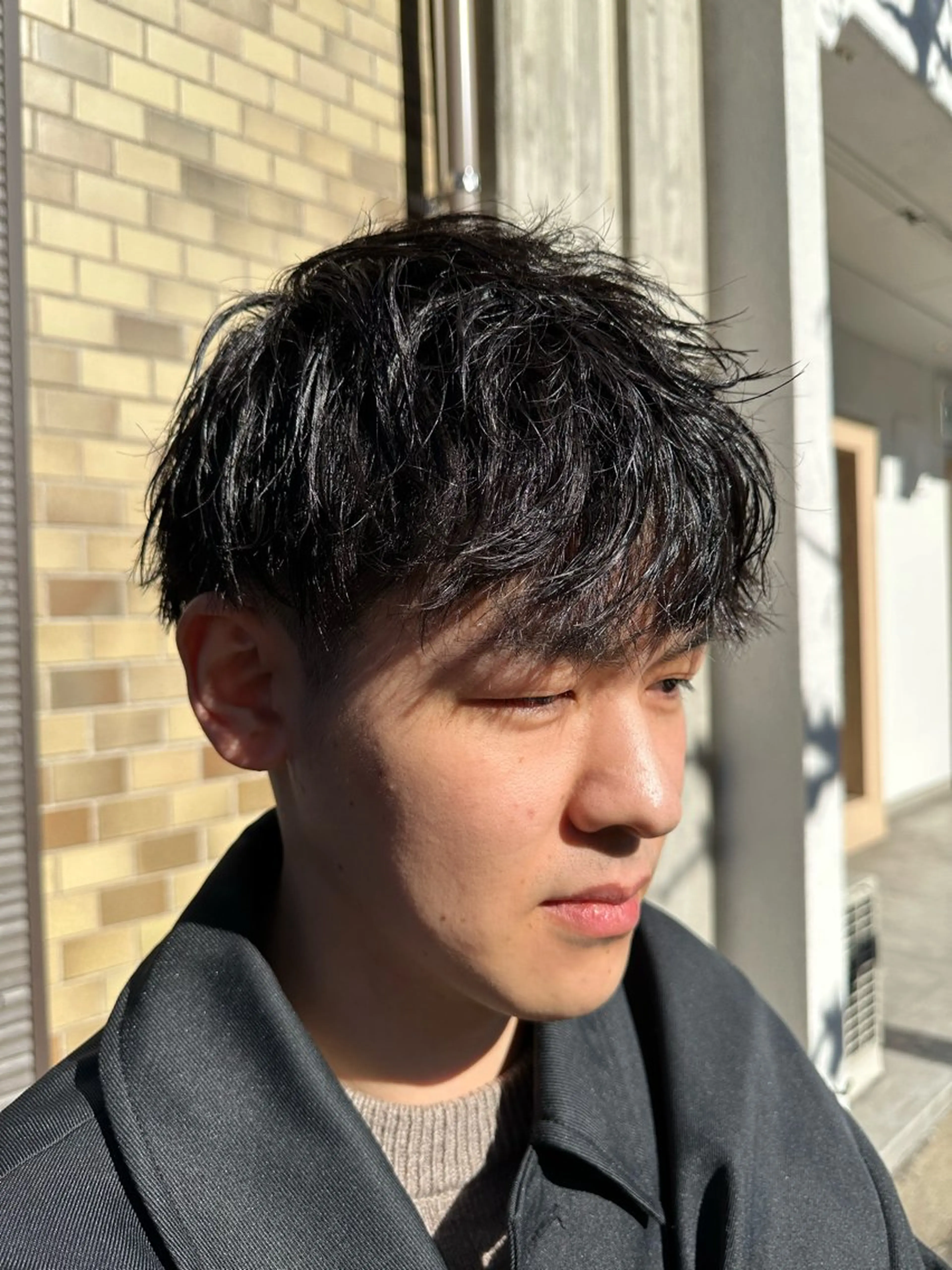 ショート パーマ メンズ メンズパーマ 宮本礼慈のヘアスタイル