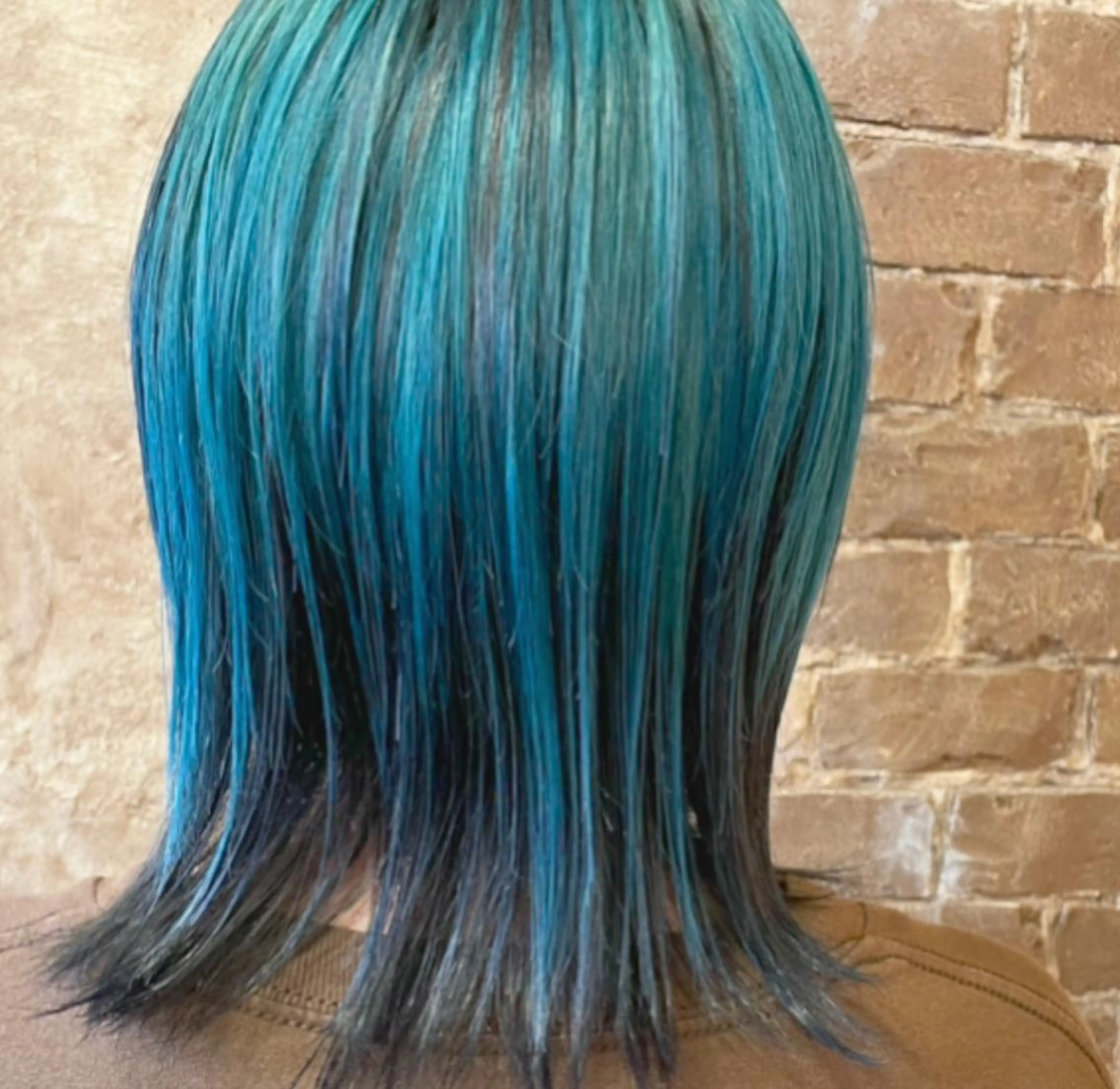 ミディアム カラー カット ヘアカラー ブリーチ、パーマ 西部笑のヘアスタイル