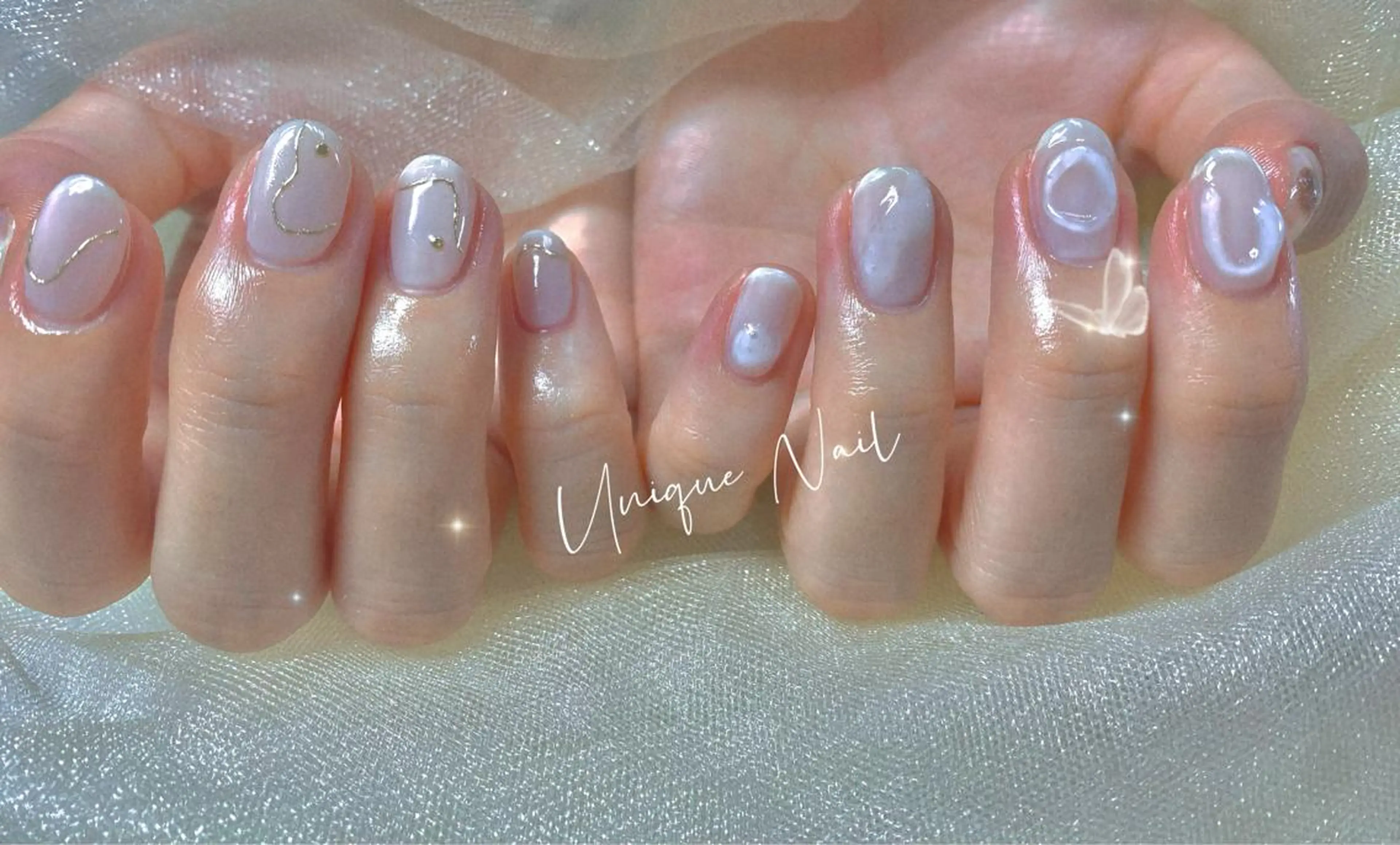 ネイル 持ち込み UniqueNail 長さだし専門店のネイルデザイン