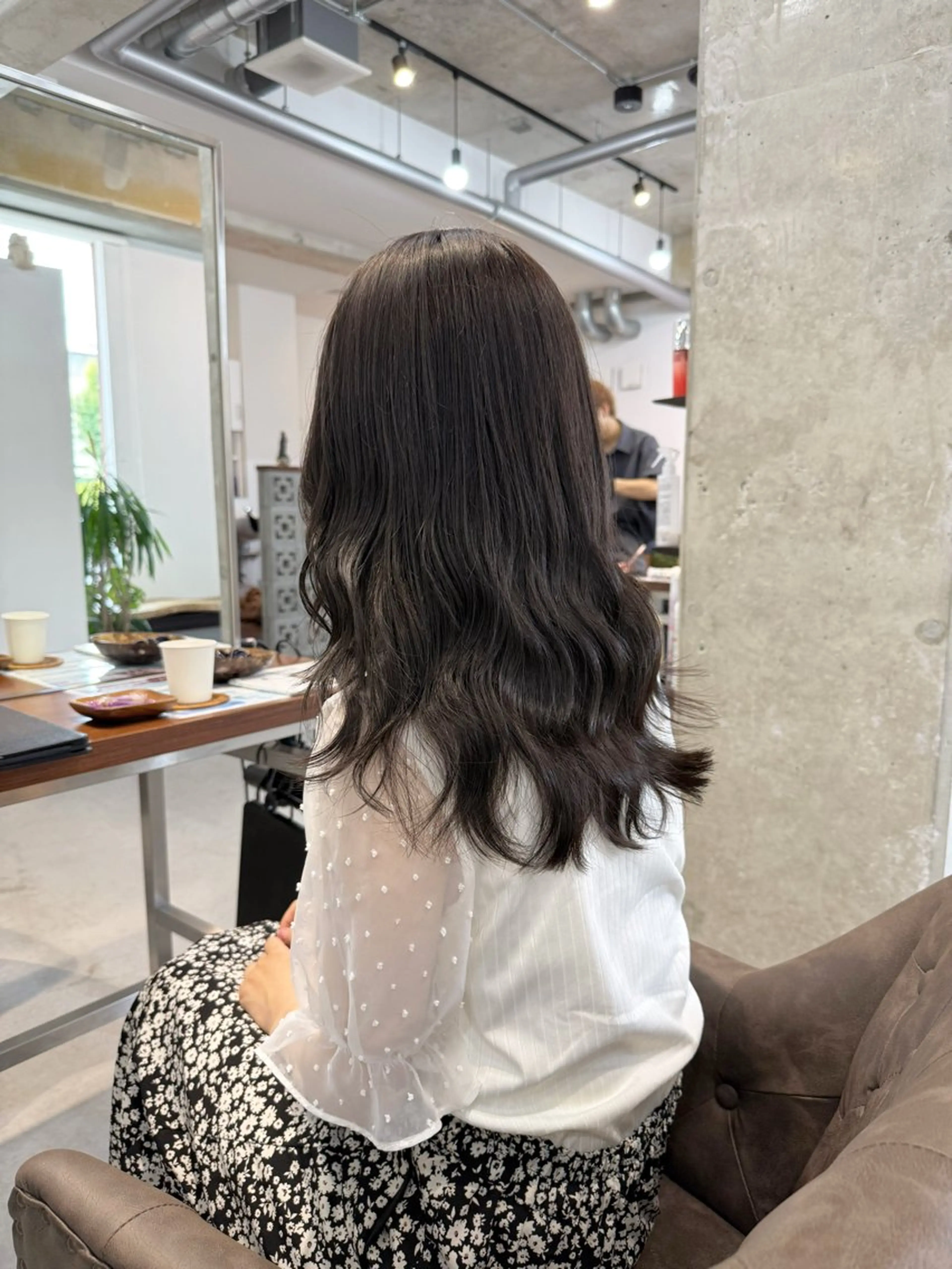 セミロング カラー カット ヘアカラー トリートメント カイリ /レイヤーカットのヘアスタイル