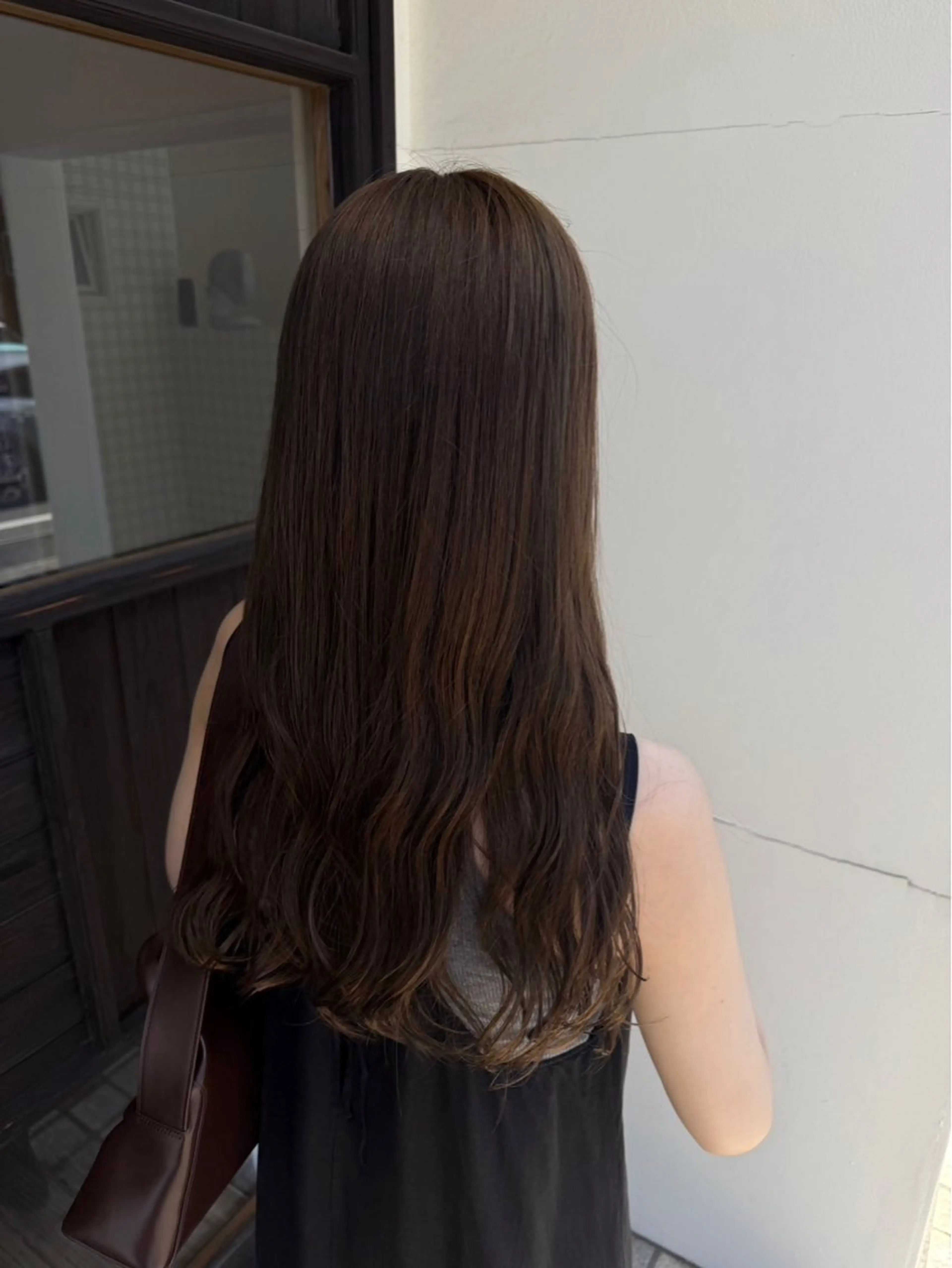 ロング カラー カット ヘアカラー 松田 遥香のヘアスタイル