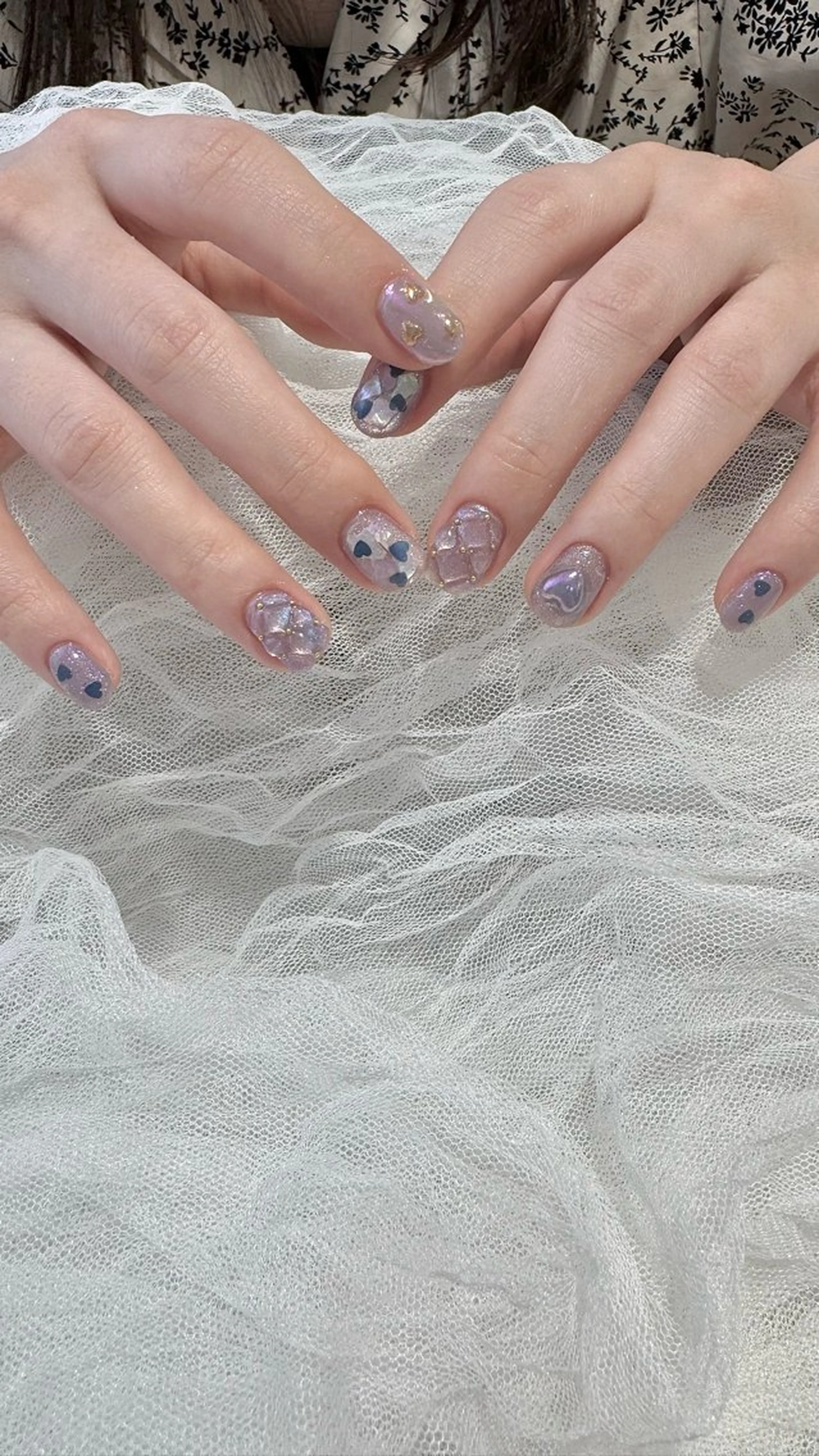 ネイル ハンドネイル 新井 ひなののネイルデザイン