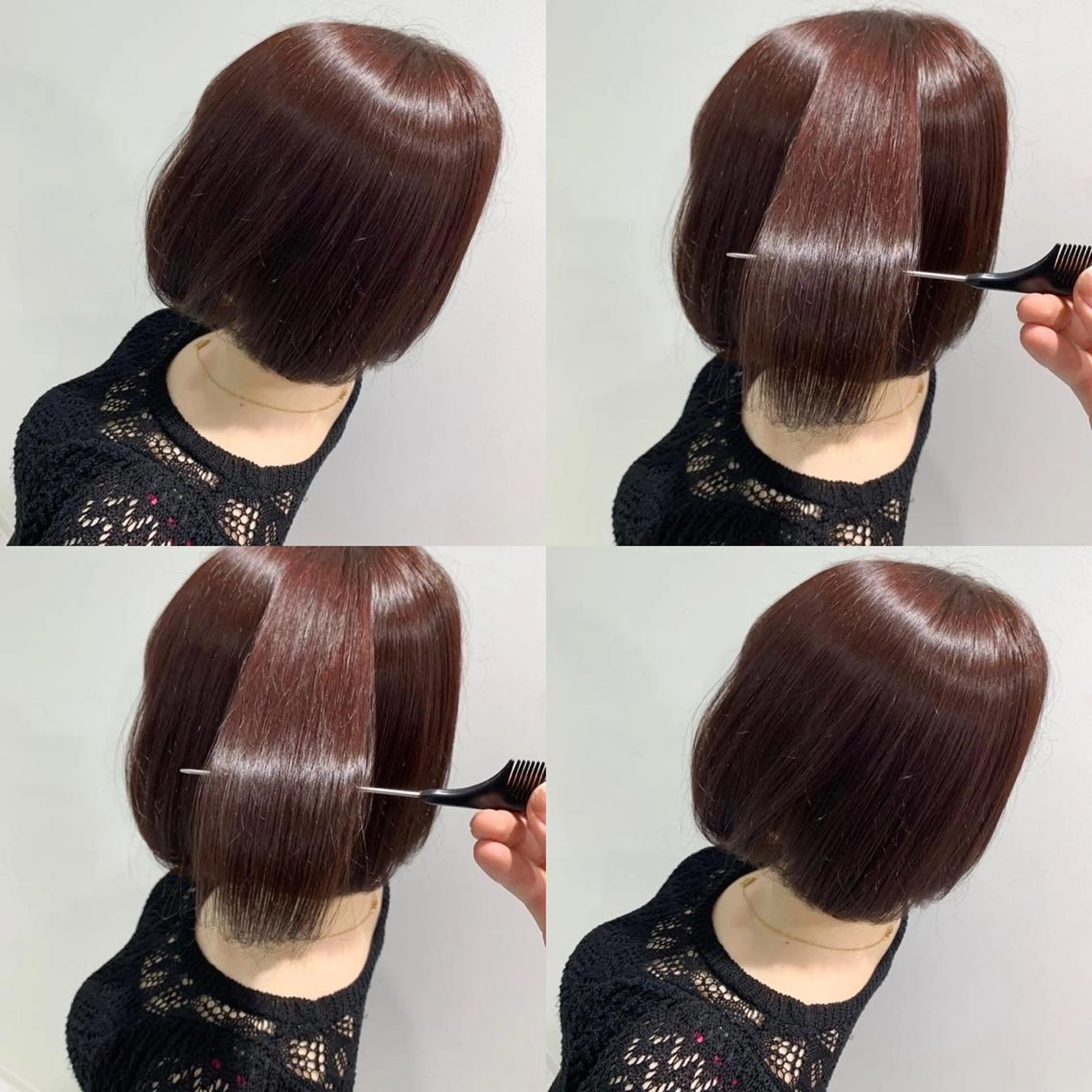 ショート ヘアカラー ヘッドスパ ヘアセット I S所属・🌿透明感カラー‪ 縮毛矯正✨かずきのヘアスタイル