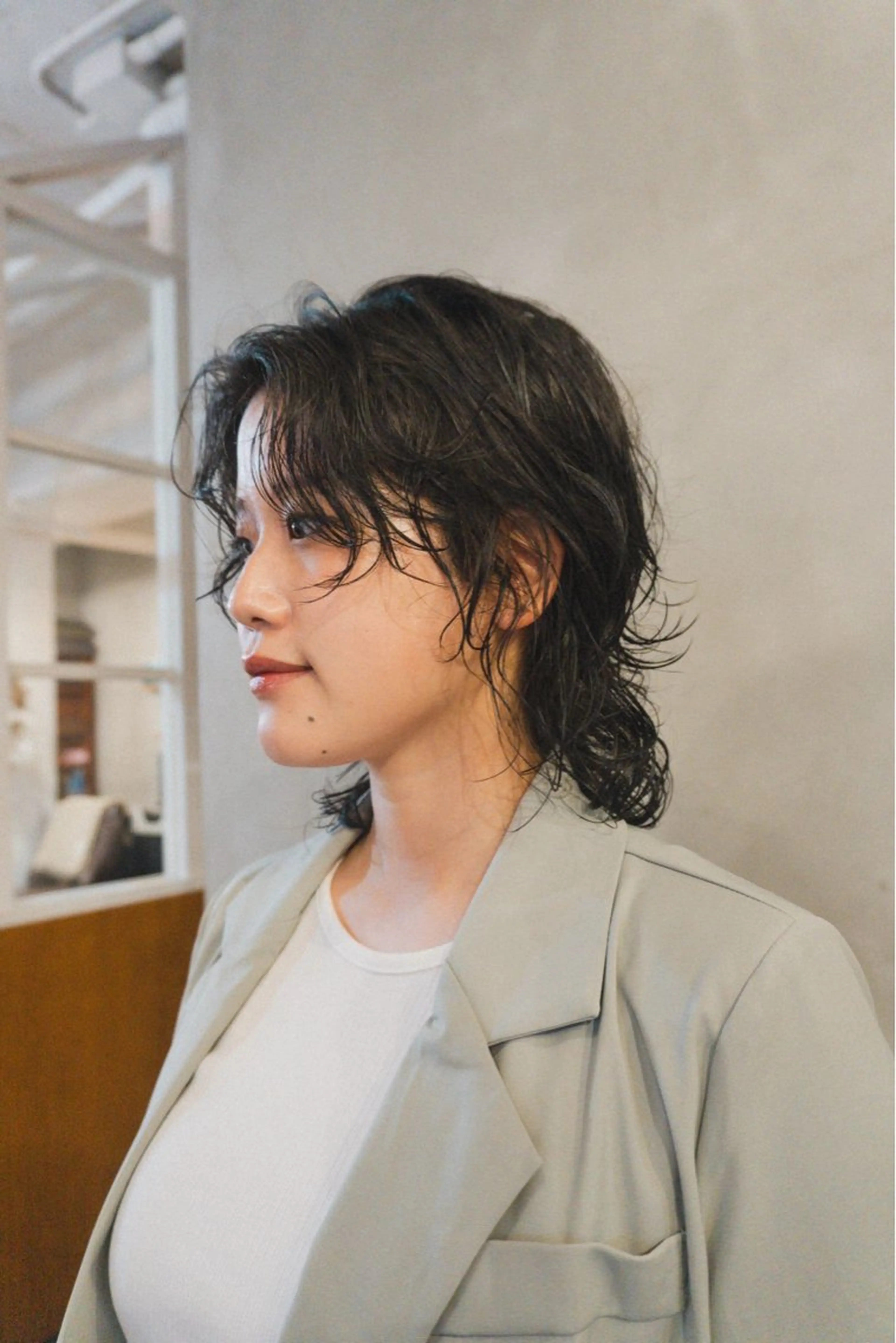 ミディアム パーマ ミディアムパーマ ボブ トリートメント ニュアンスパーマ カット パーマ トリートメント 🌿ボブ パーマ高橋啓太🌿のヘアスタイル