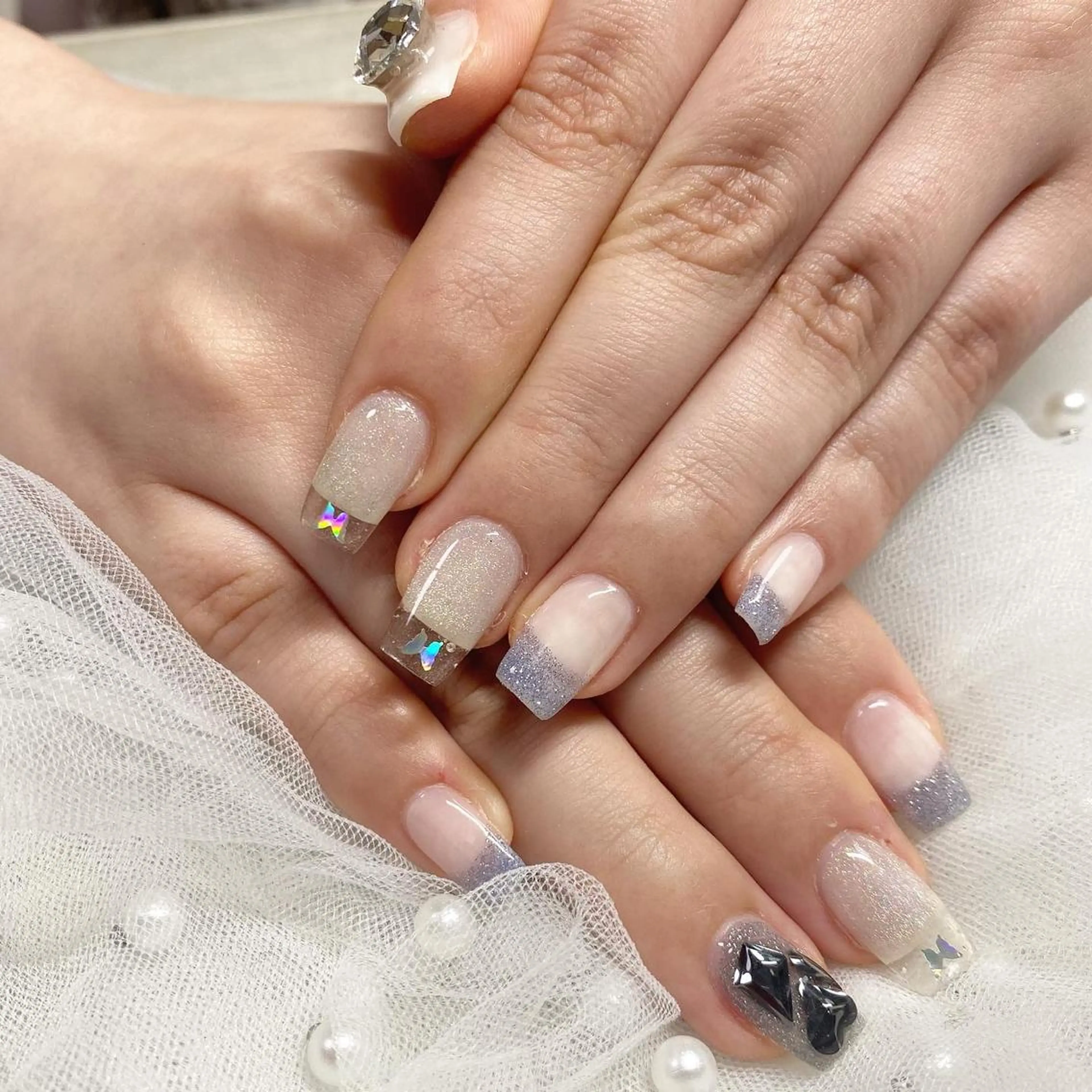 ロング ネイル I P'ink nail salon所属・I pinknail 韓国風·持ち込み専門のネイルデザイン