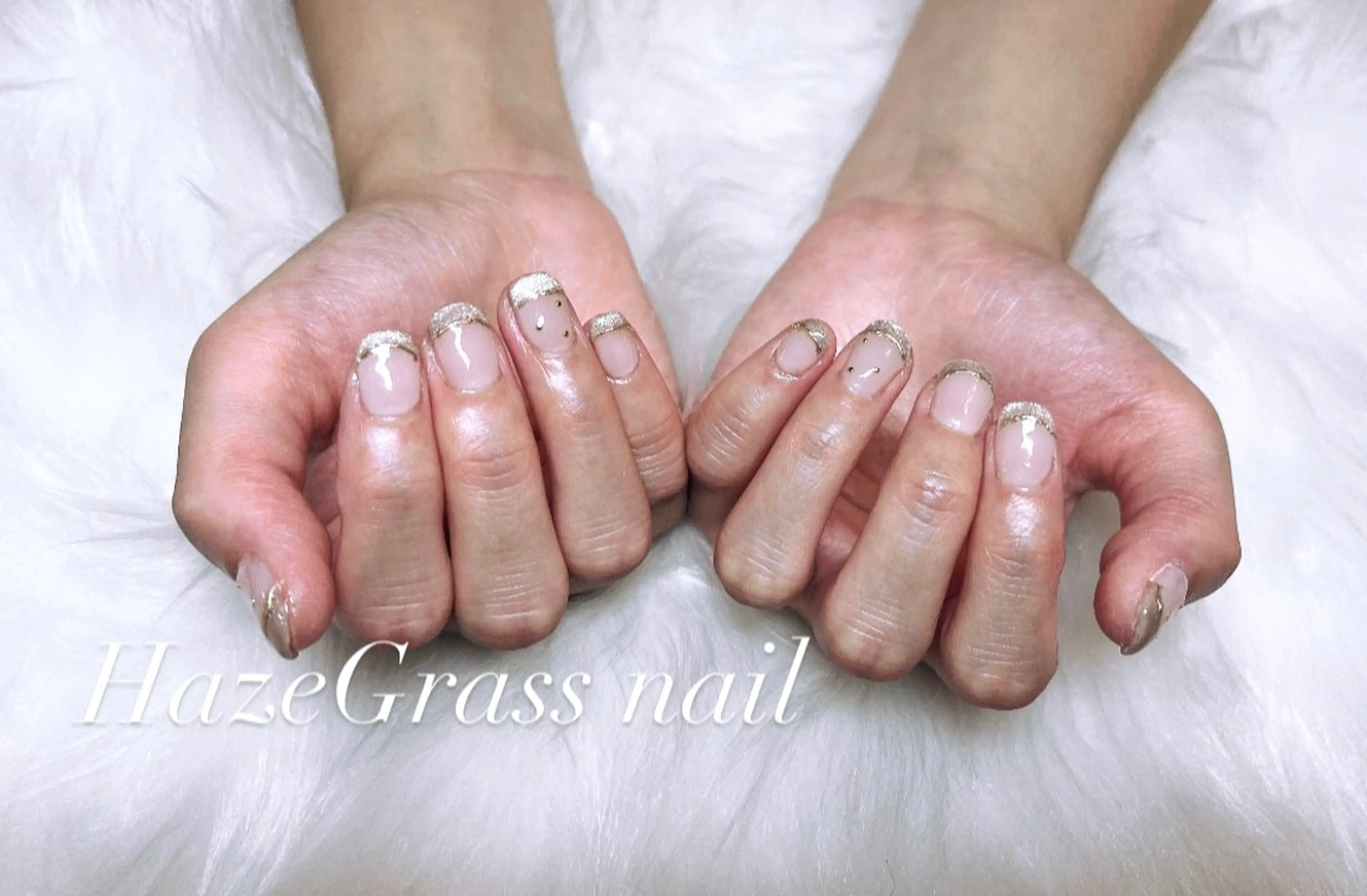 ショート HazeGrass NAILのネイルデザイン