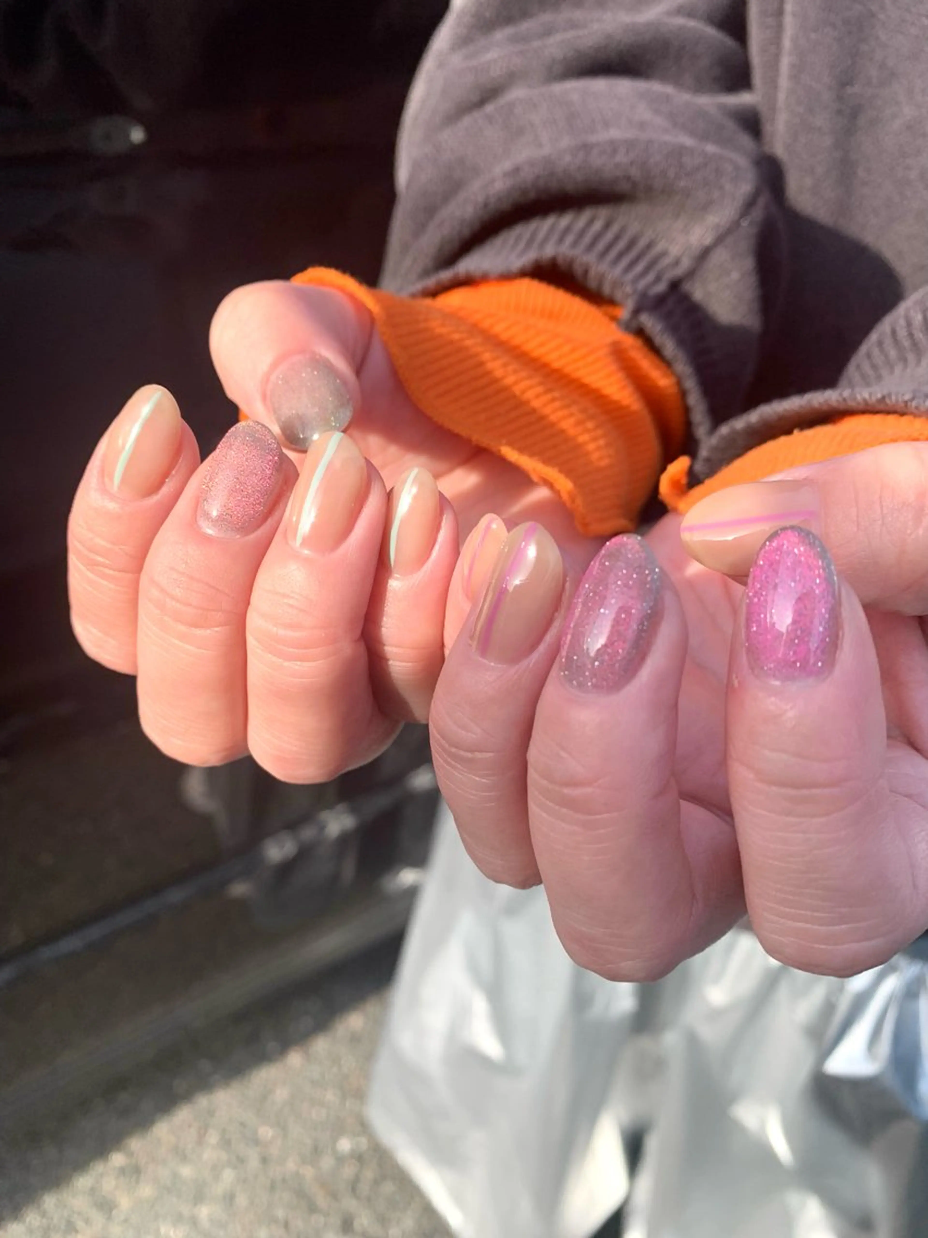 ネイル アートネイル フラッシュネイル フラッシュマグ is.nail 🌷sonokoのネイルデザイン