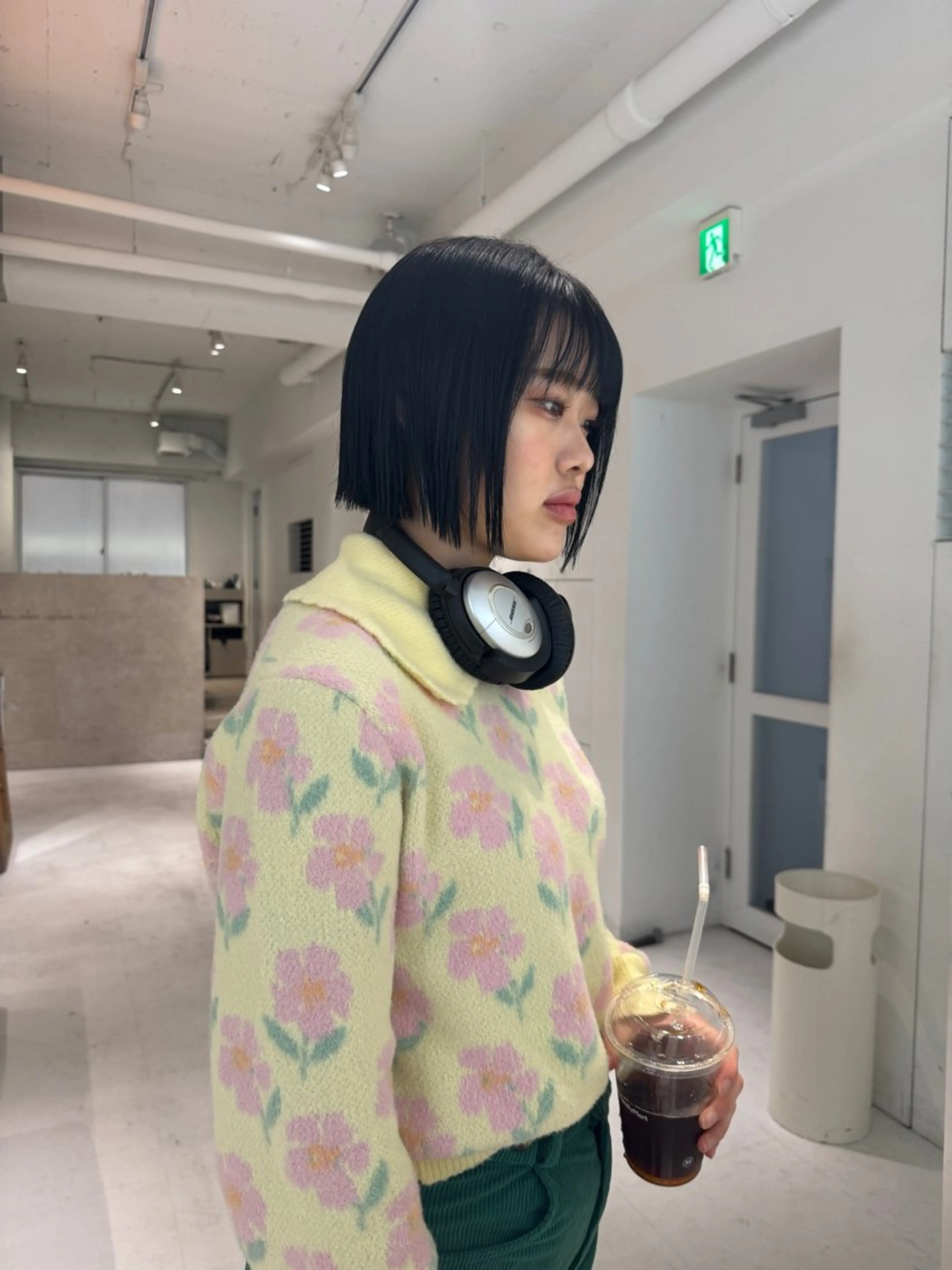 ミディアム カラー ボブ カット ヘアカラー トリートメント ralme/sol 髙橋一哉のヘアスタイル