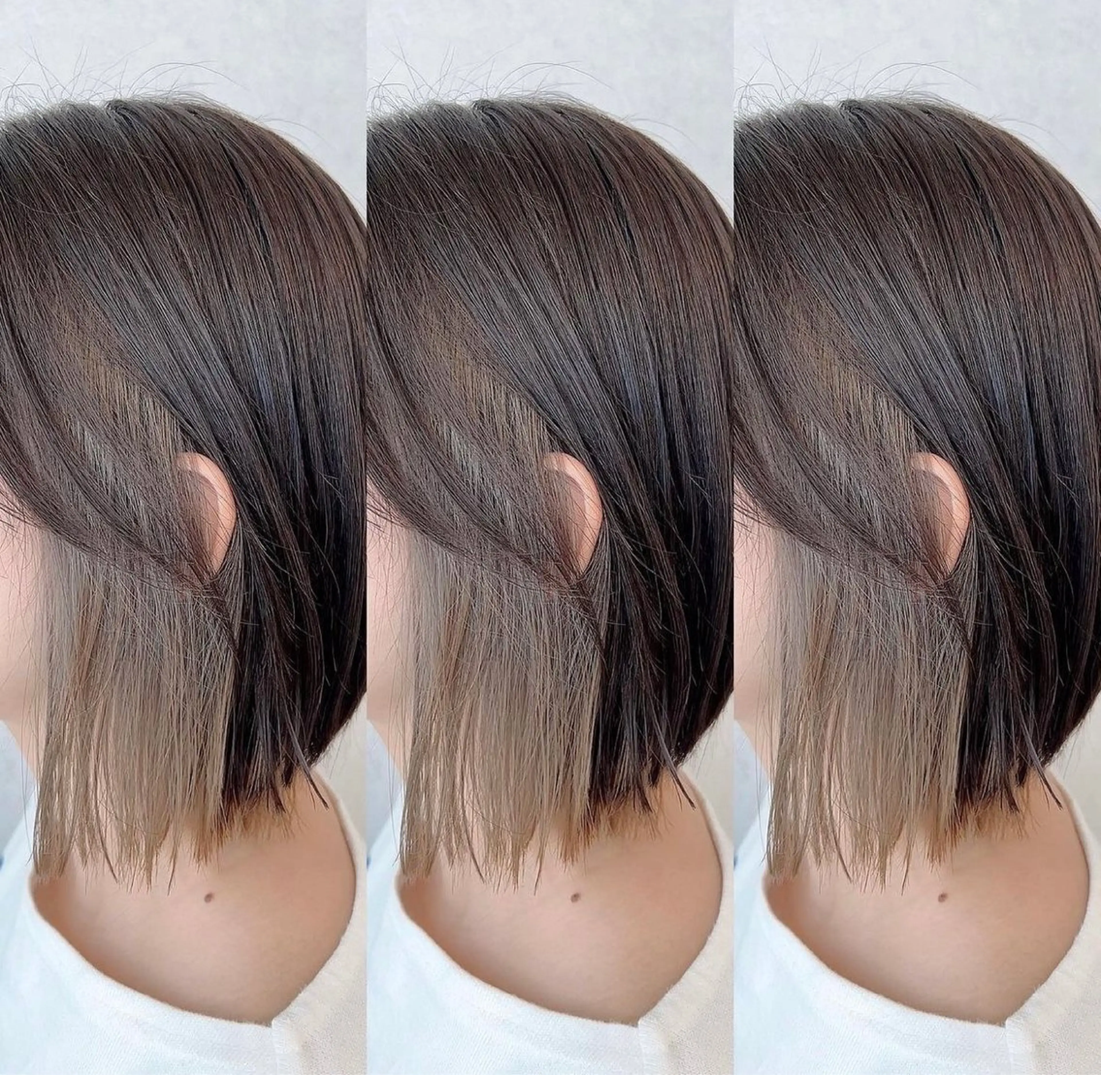 1番人気☆イヤリングカラー＋トリートメント【施術時間:1.5​〜​2時間】の写真