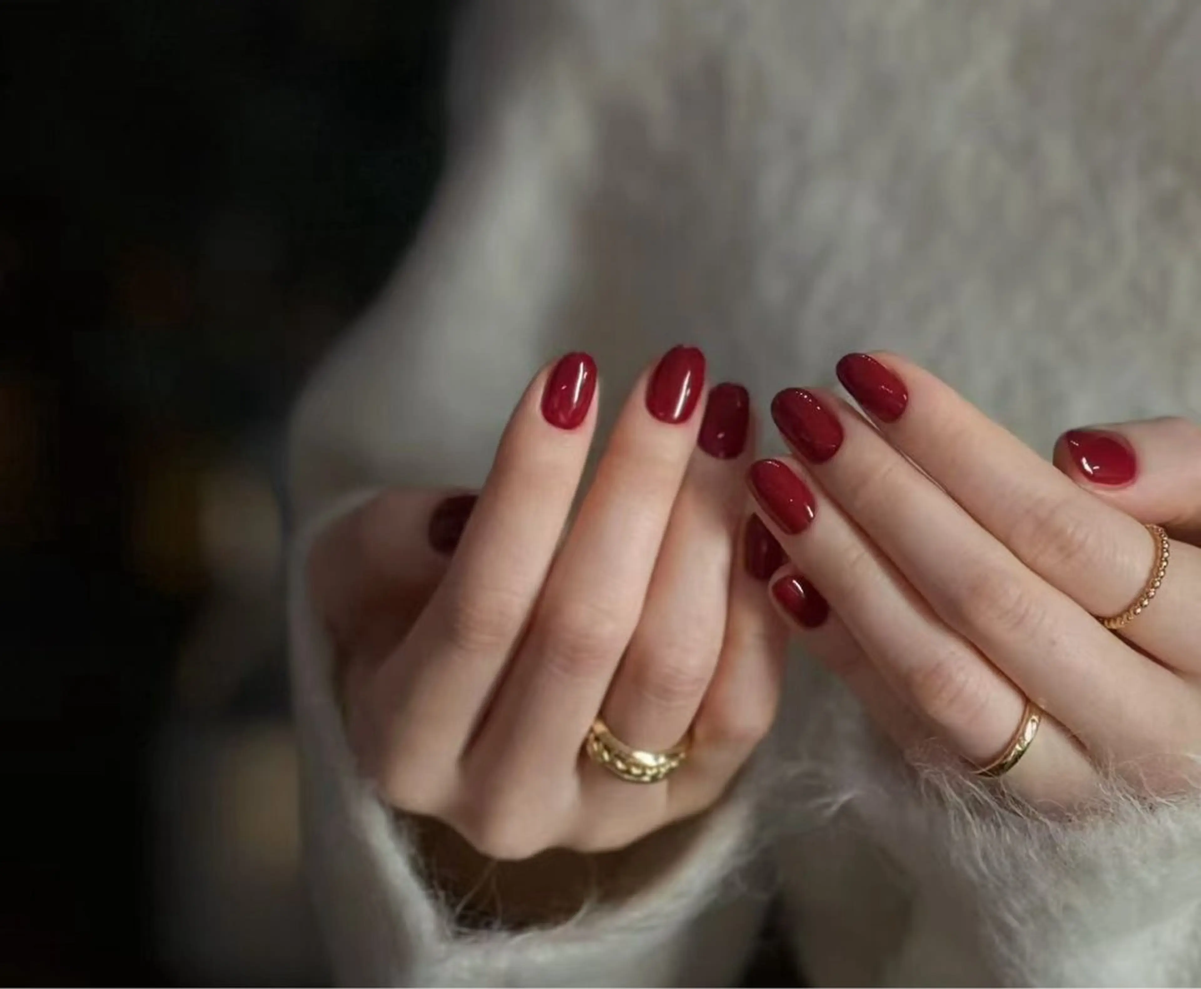 ネイル フラワーネイル フレンチネイル ジェルネイル ガラスフレンチ ハート ハンドネイル BabyYouMi nailのネイルデザイン