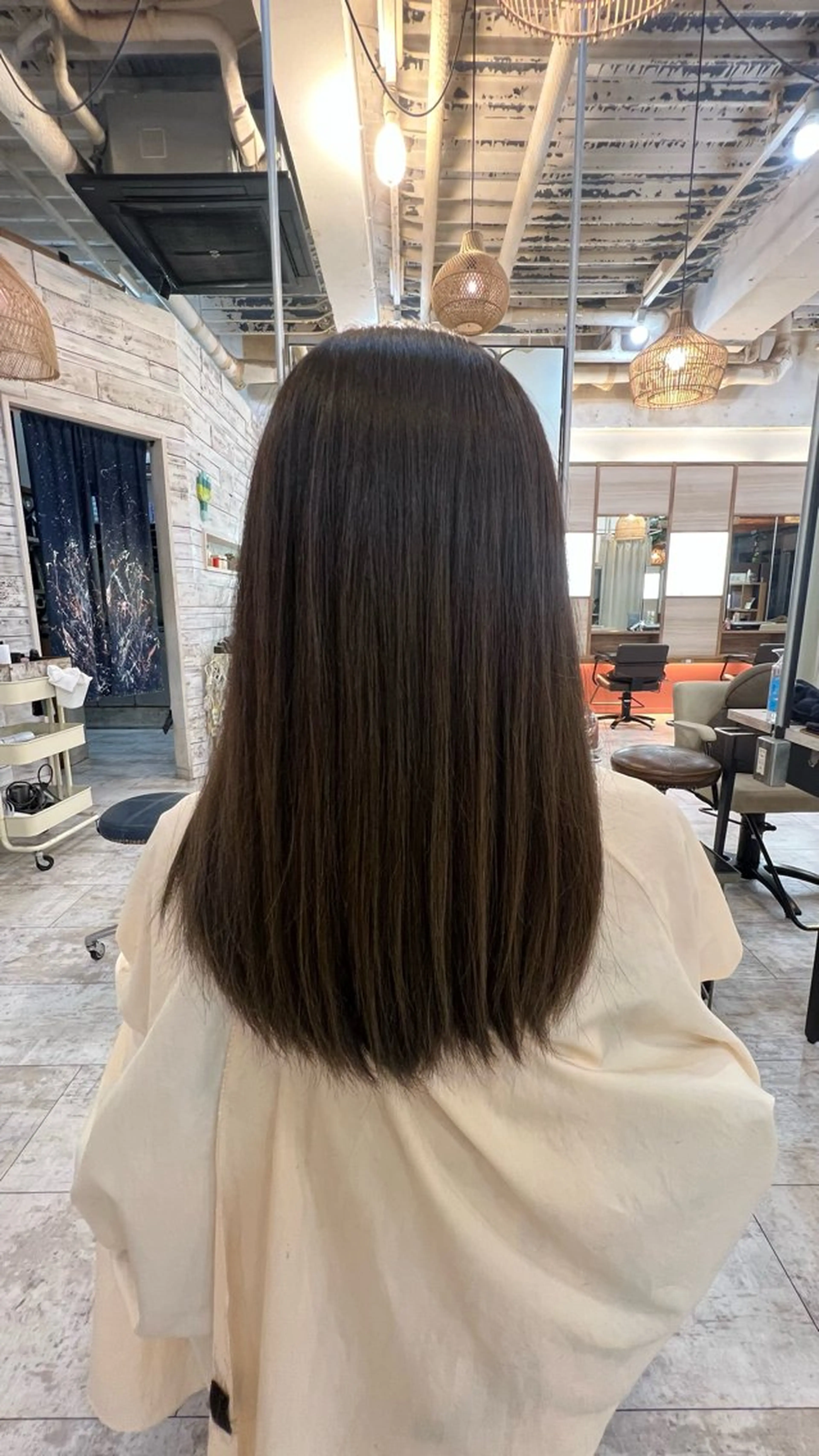 カラー ブリーチ ブラウンカラー ブリーチなしカラー オリーブブラウン plaatje遥花 🪐のヘアスタイル