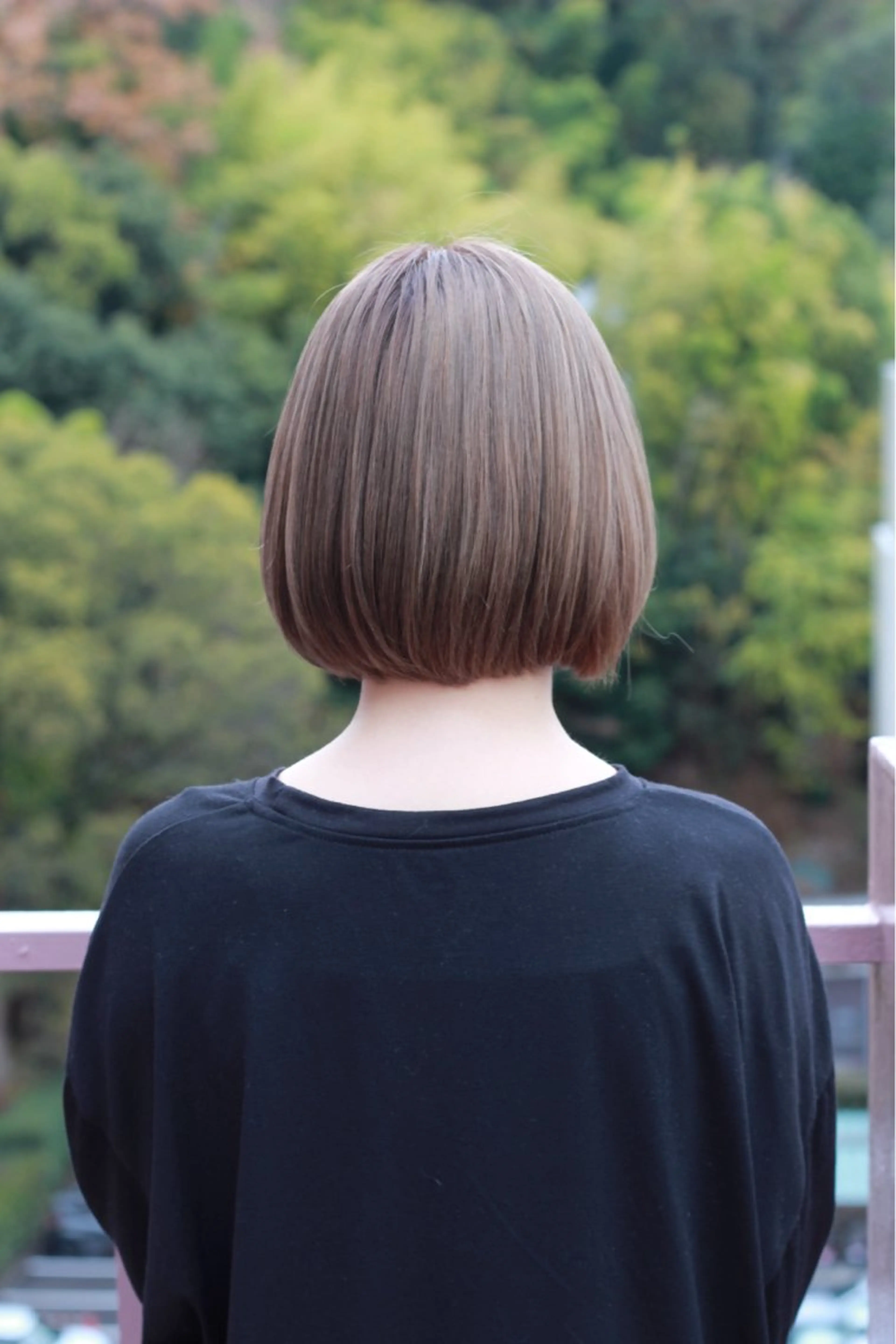 ショート カラー ベージュカラー ミルクティーベージュ ヘアカラー Viage （ビアージュ）のヘアスタイル