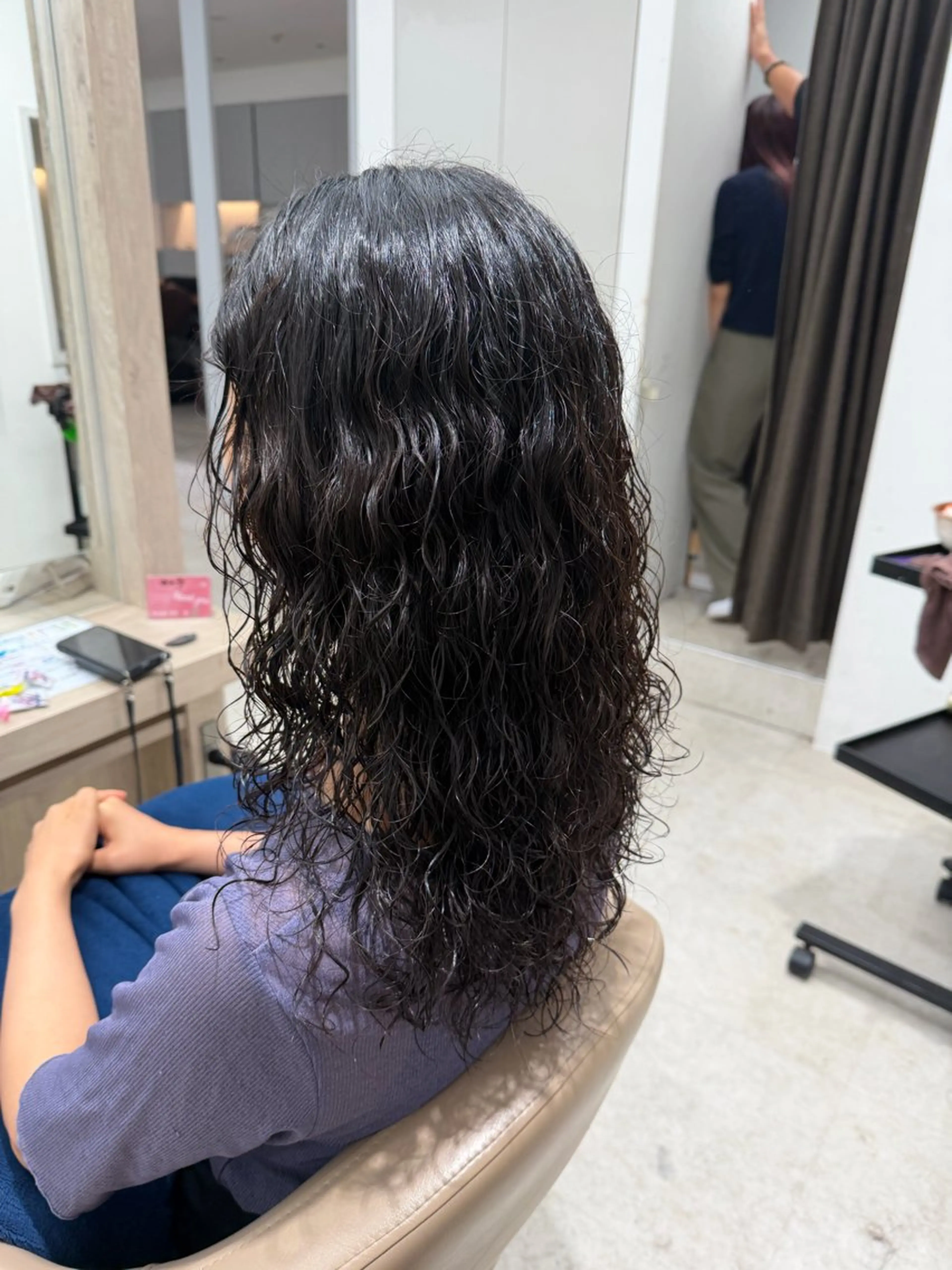 セミロング パーマ カット パーマ トリートメント EARTH菊名店👾 ひらのすぐるのヘアスタイル