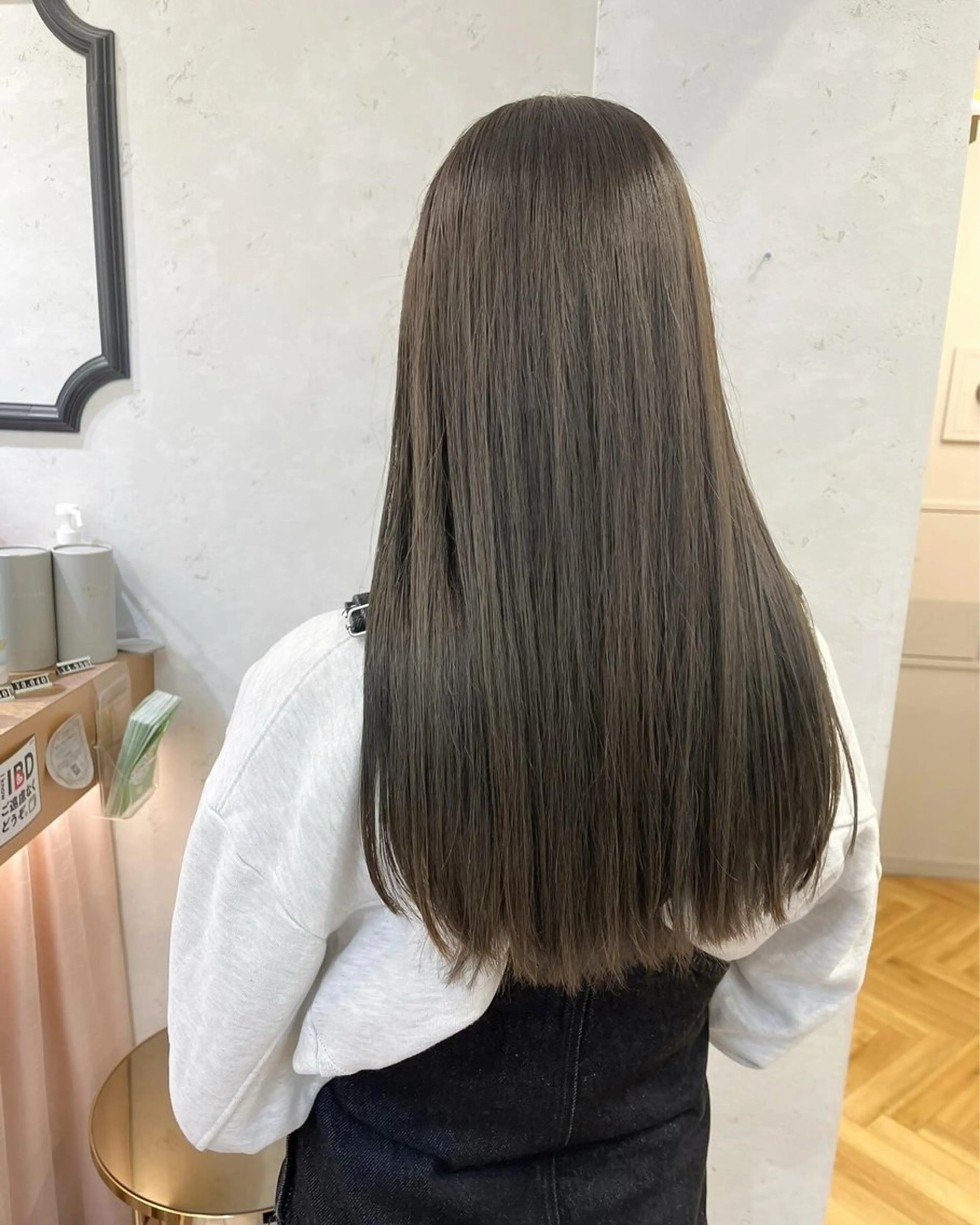 ロング ヘアカラー 透明感カラー│ レイヤーヘア中居美樹のヘアスタイル