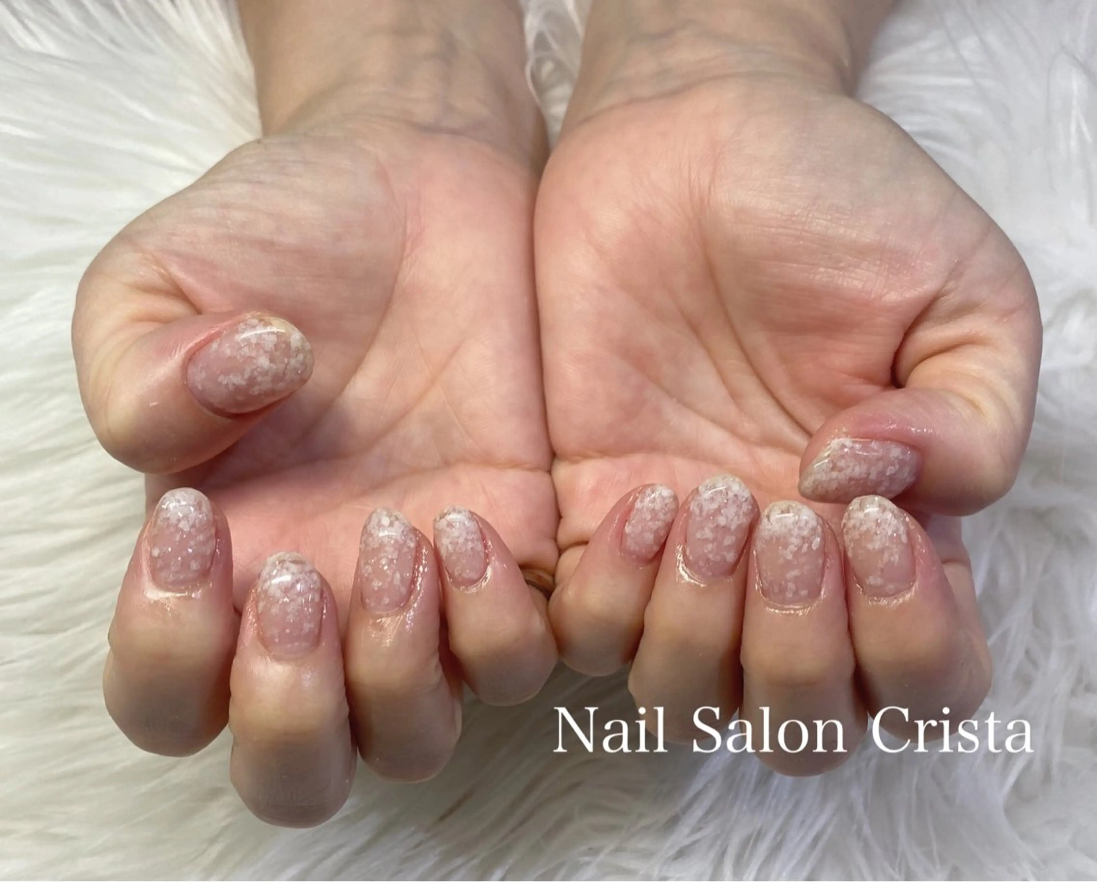 ネイル ジェルネイル ワンカラーネイル パラジェル ホワイト ハンドネイル CRISTA所属・CRISTA MOMOのネイルデザイン