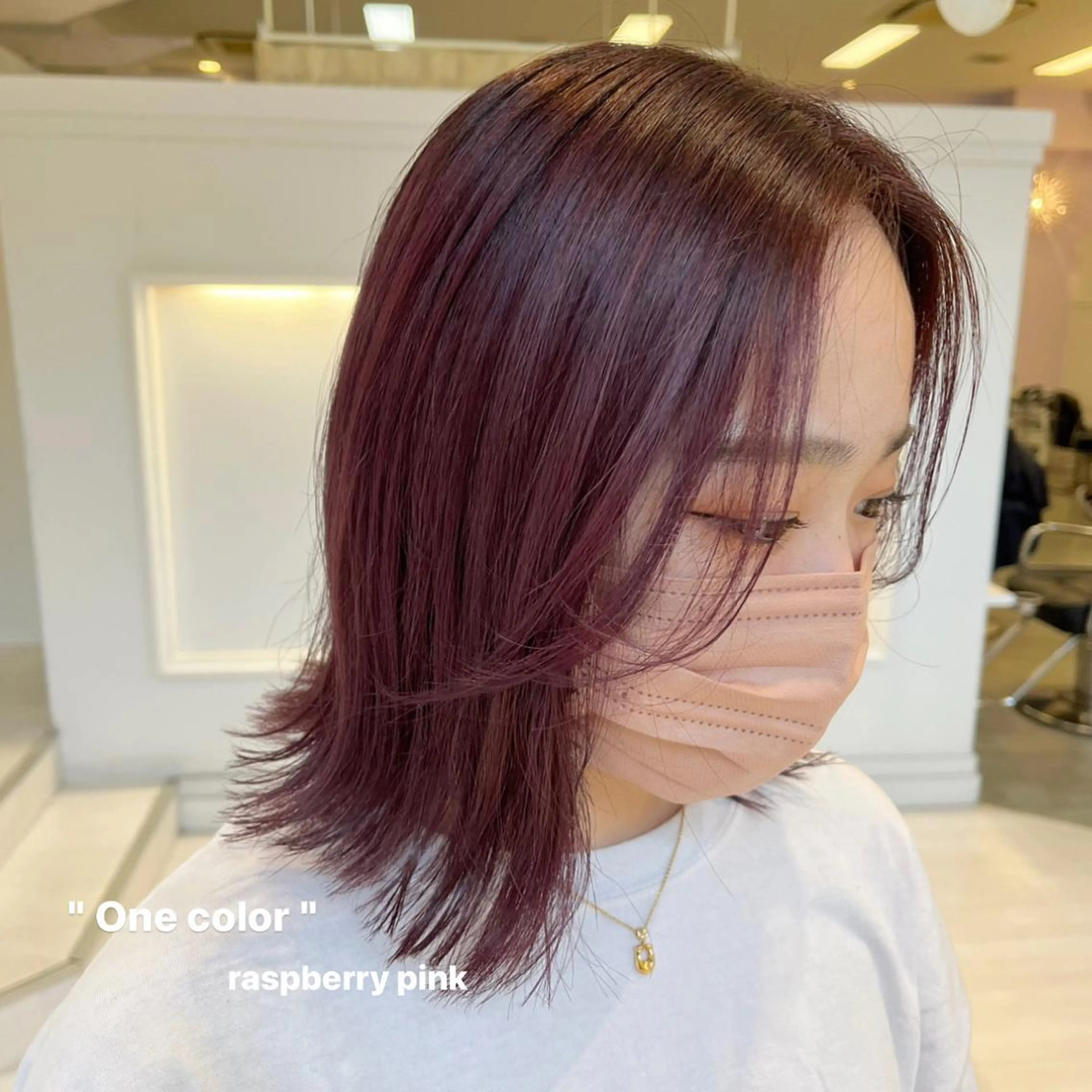 ミディアム カラー GOODDAY ヘアサロンのヘアスタイル