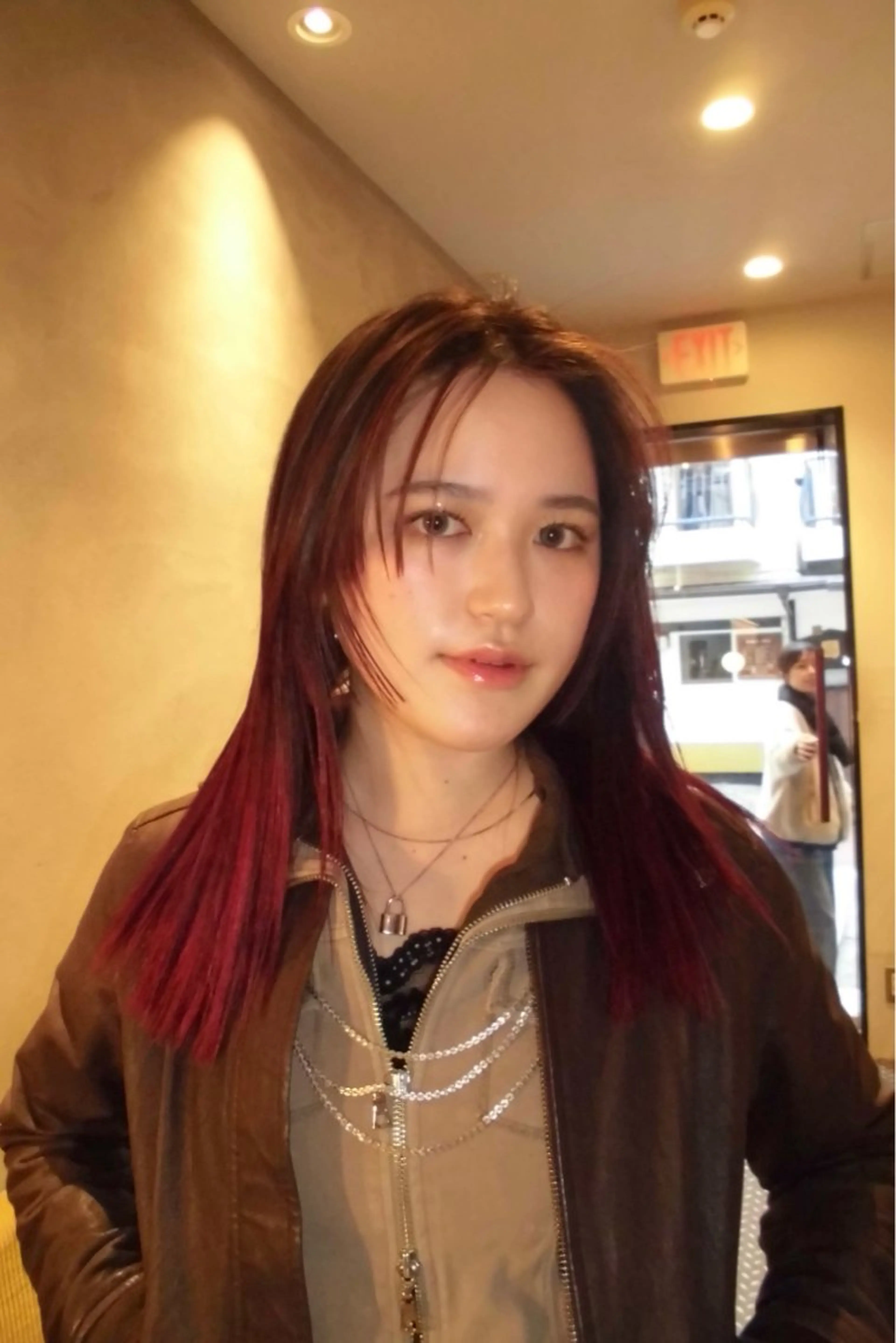 セミロング カラー ヘアアレンジ ヘアカラー トリートメント ヘッドスパ marino マリノのヘアスタイル