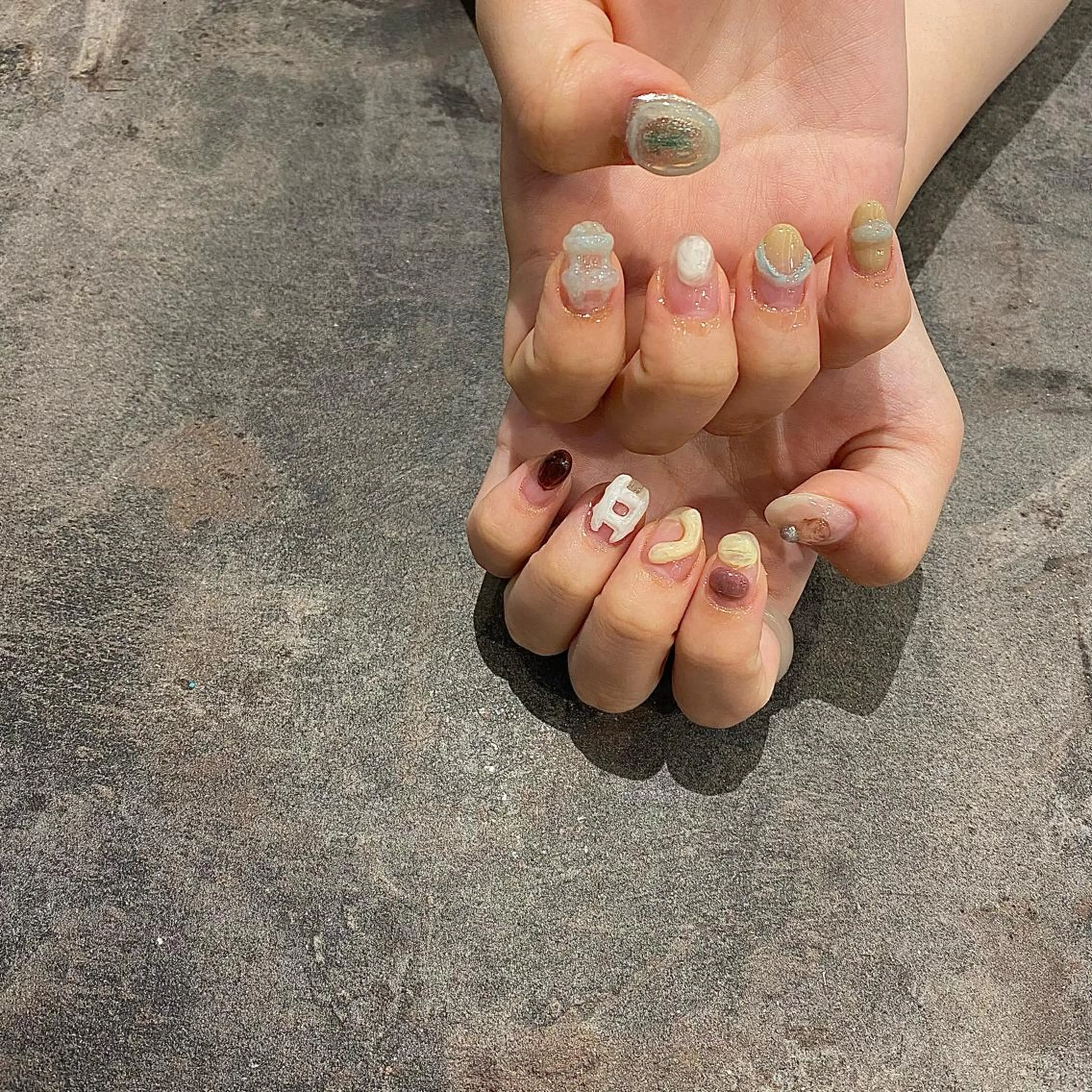 ネイル ハンドネイル 鶴田୨ৎmaison de NALIのネイルデザイン