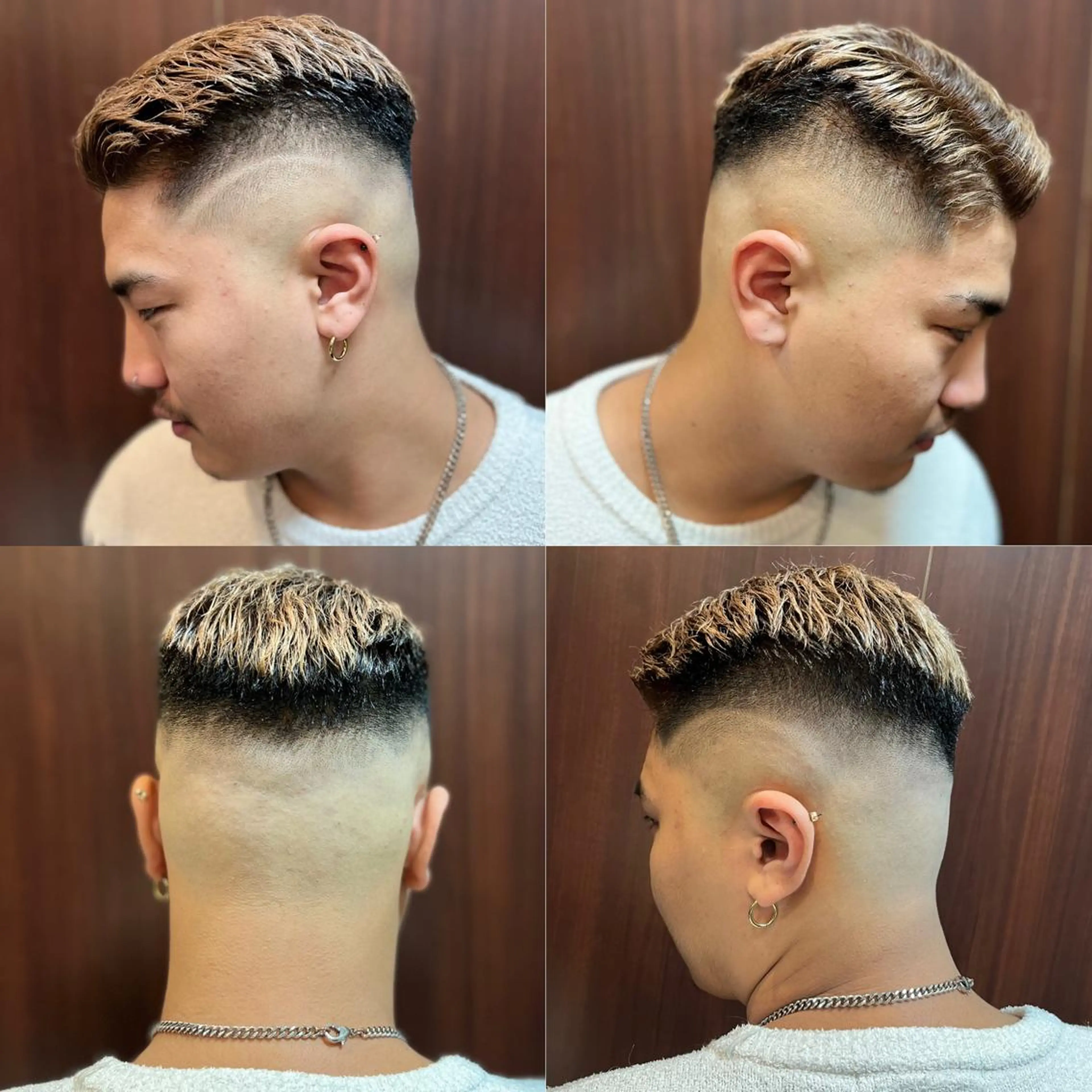 ショート カラー ヘアアレンジ メンズ 萩原 勇樹のヘアスタイル