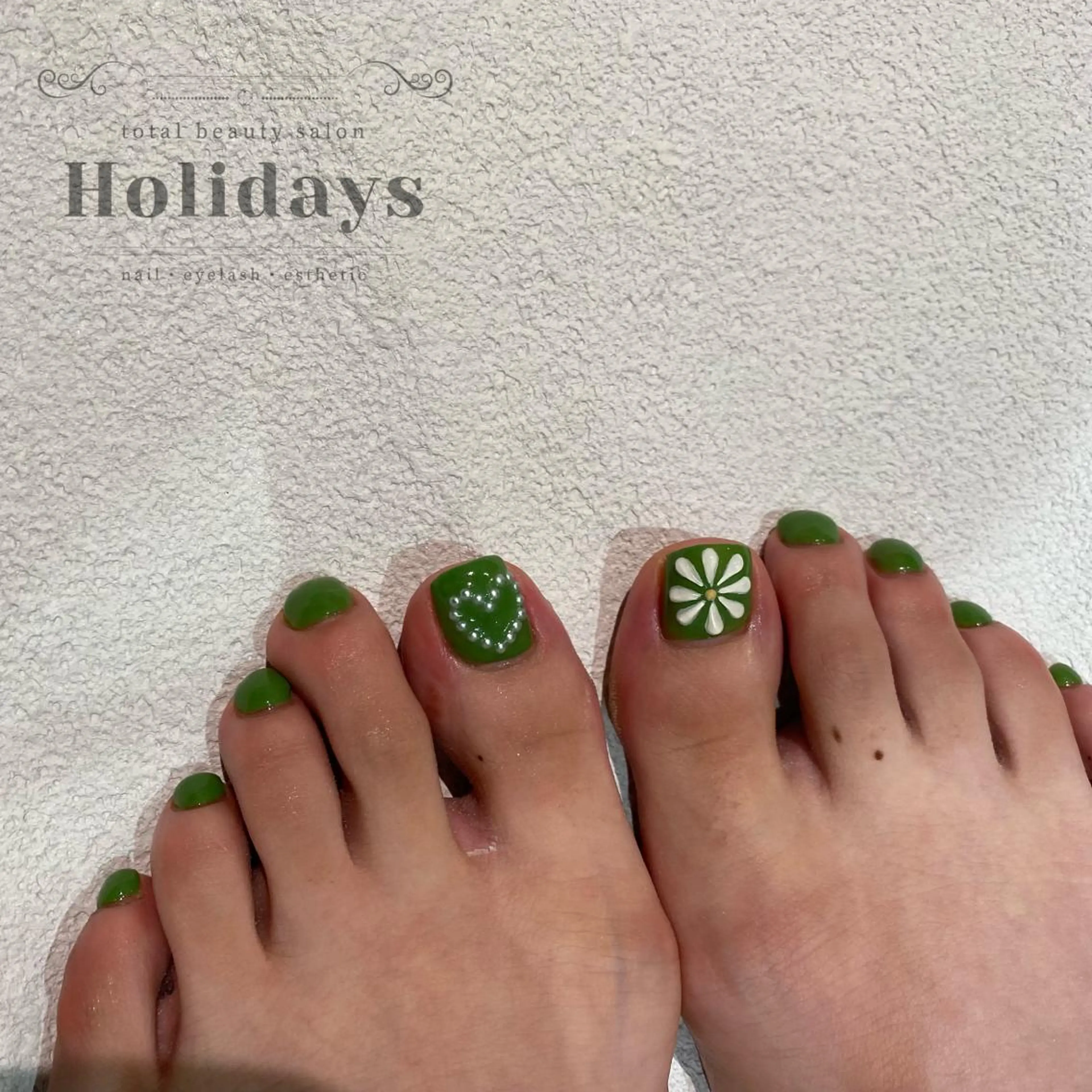 ネイル フットネイル 川口 紗季のネイルデザイン