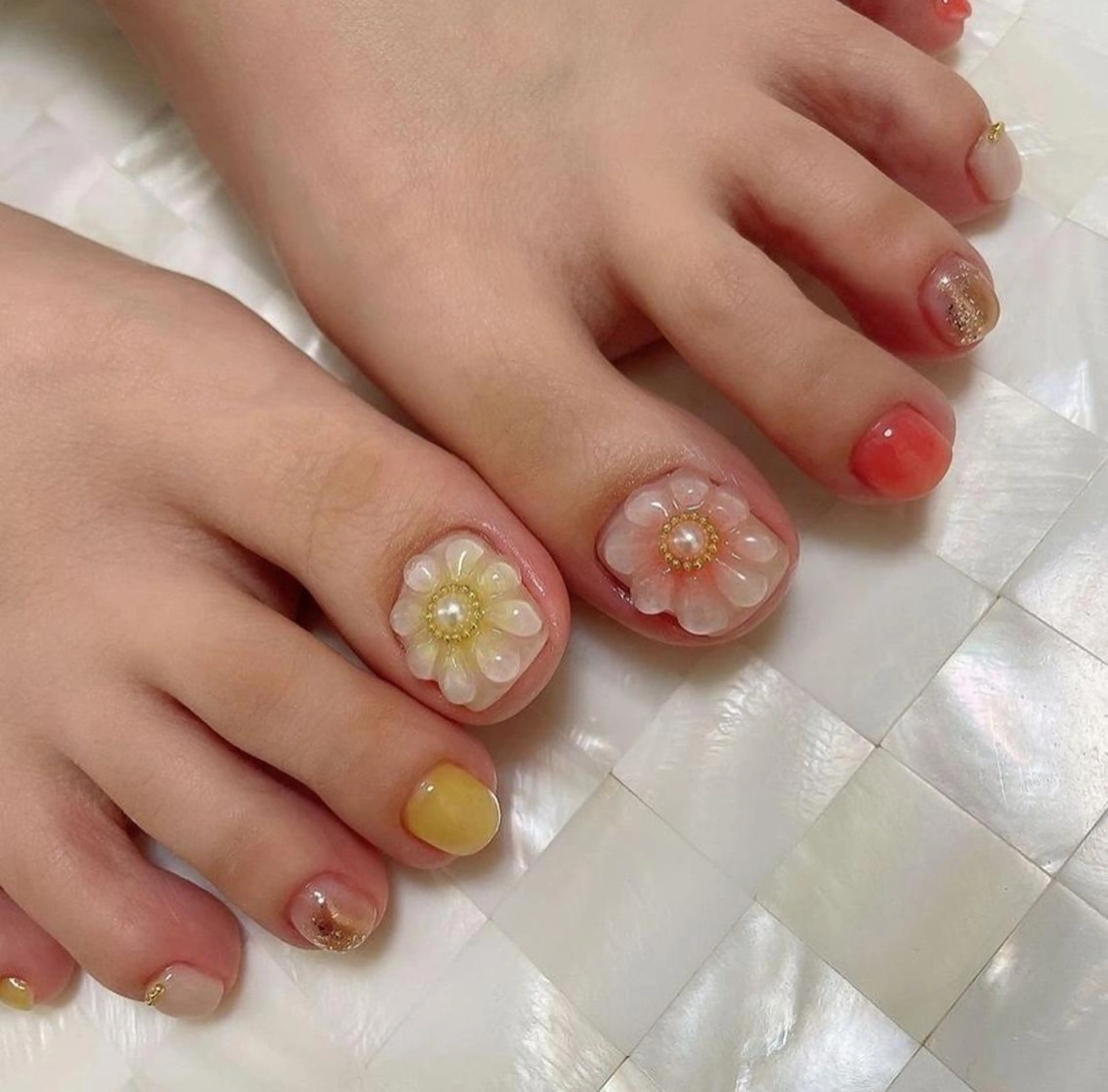 【フットバス付き】持ち込みデザインコース7580円の写真