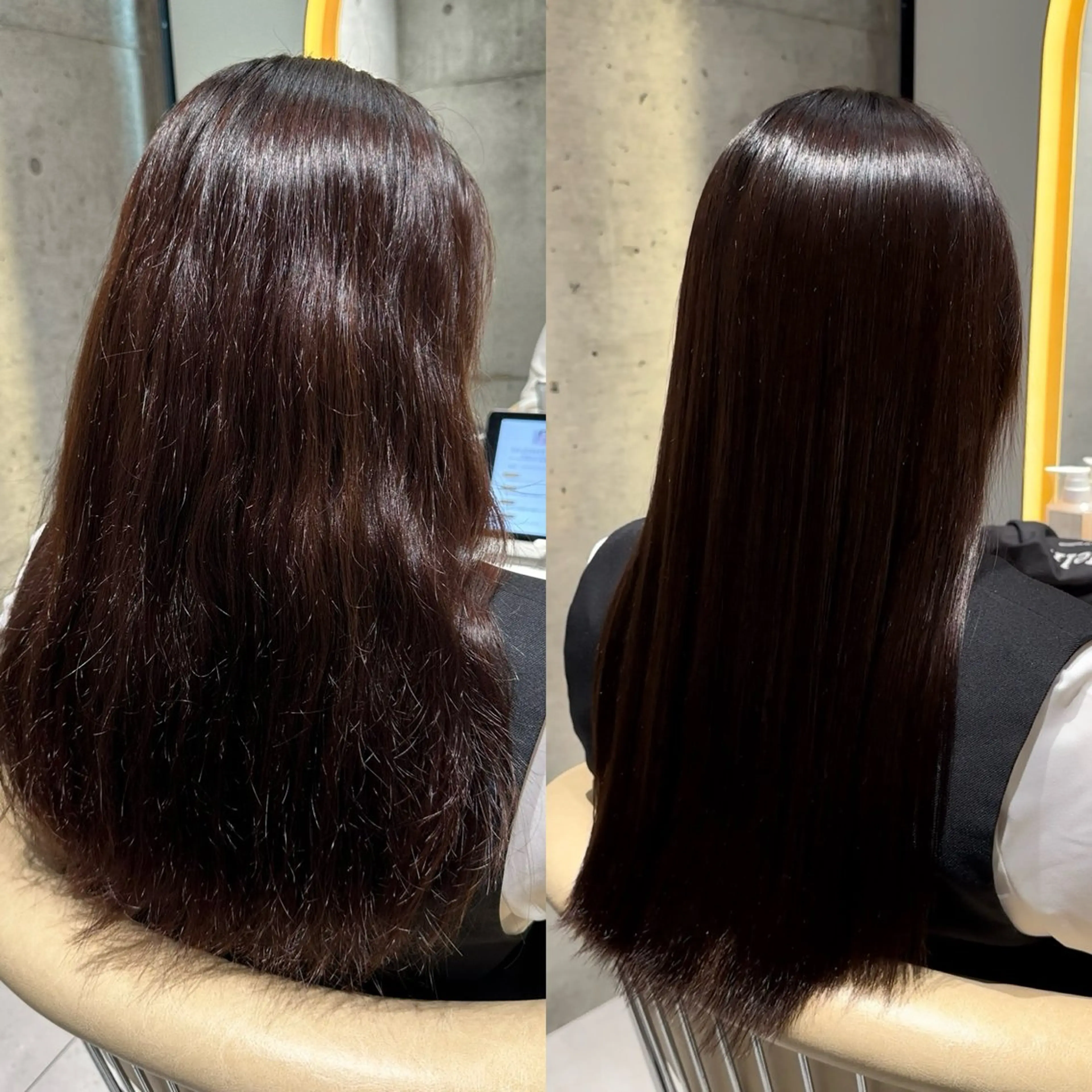 ロング カット 縮毛矯正 トリートメント ✨髪質改善特化✨副 店長椎葉信乃介のヘアスタイル