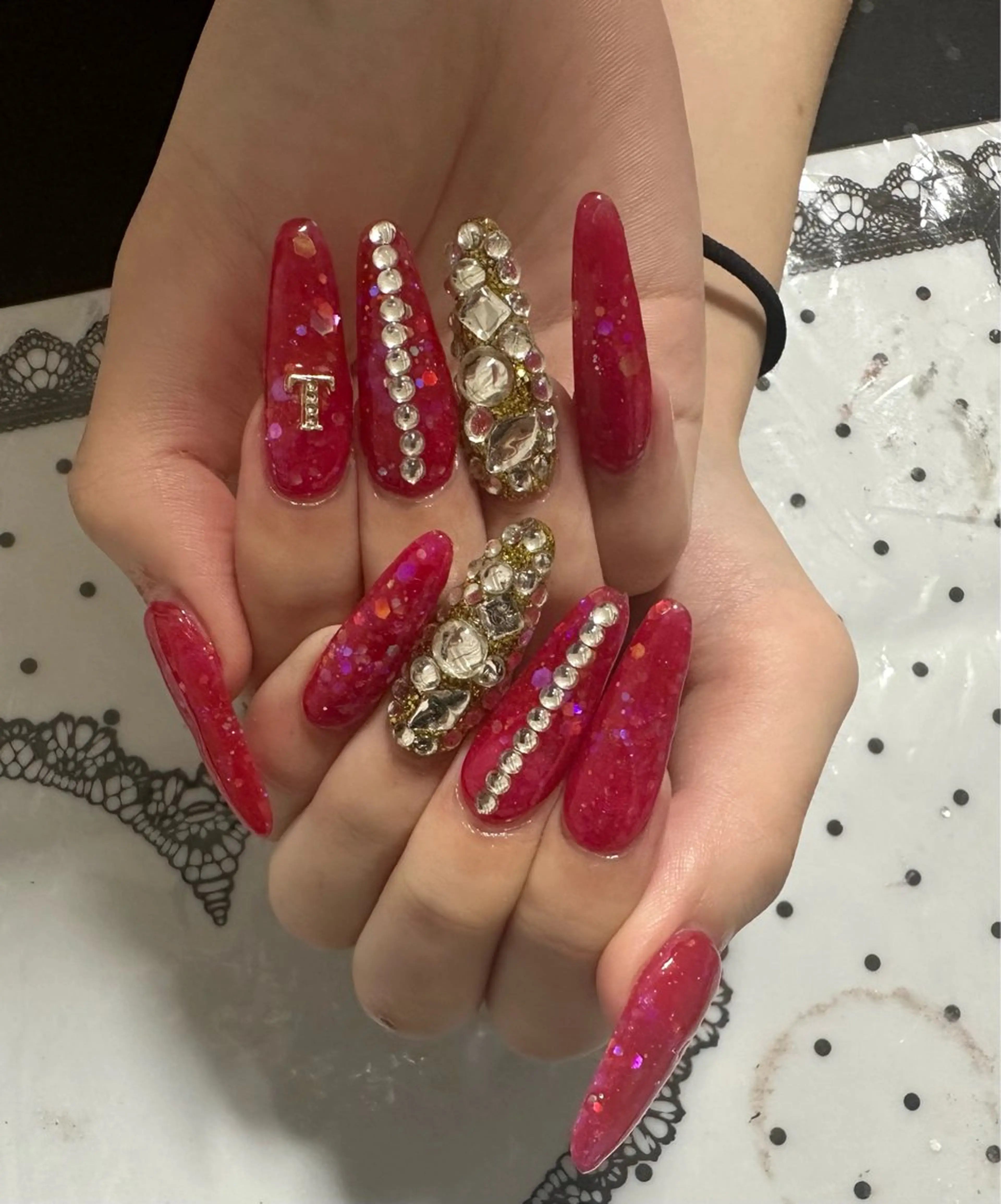 ロング ネイル スカルプネイル ネイルチップ grace グレースのネイルデザイン