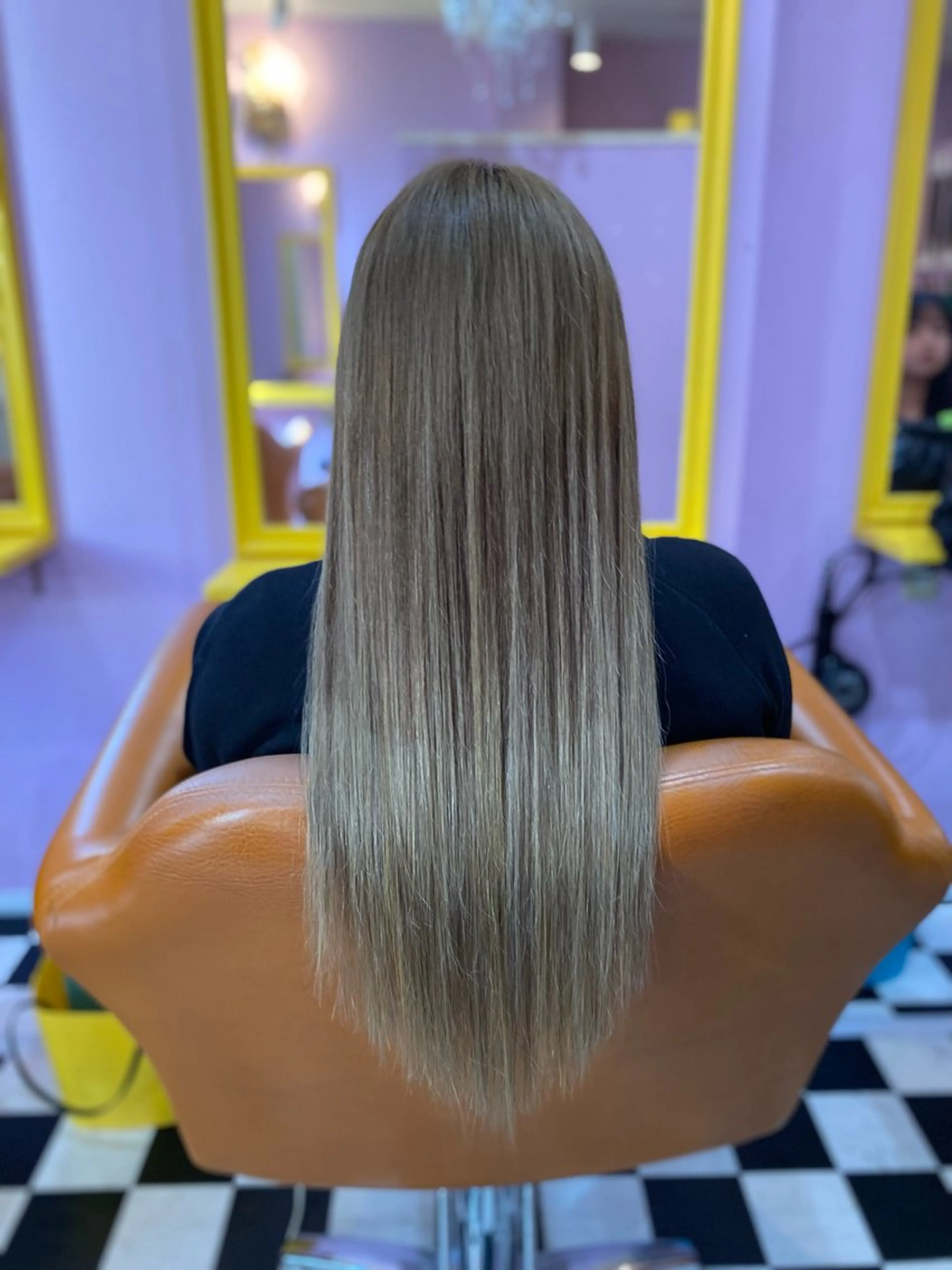 セミロング チビ編み込みエクステ どぅ〜す/YUIのヘアスタイル